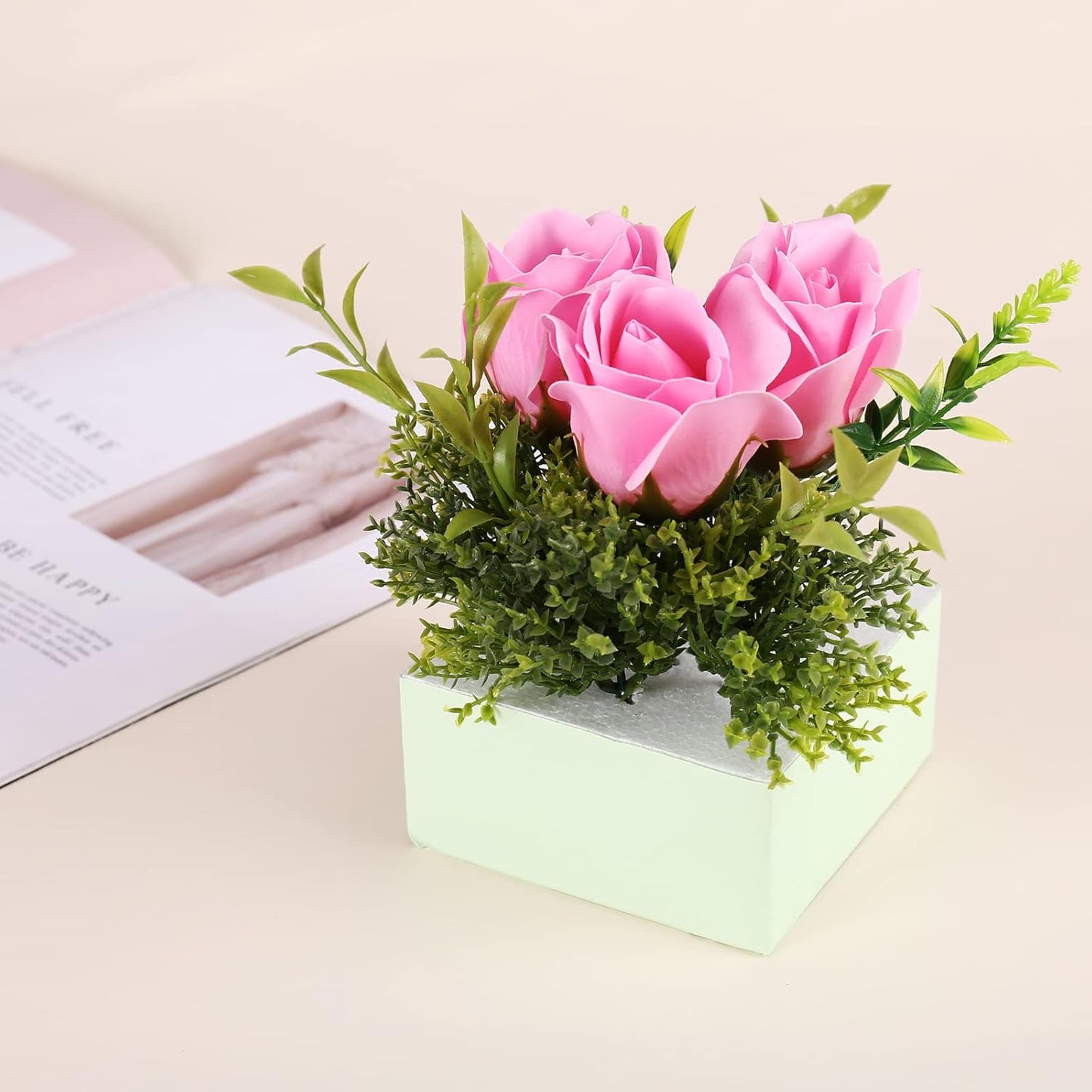 AMZQNART 8 Pack Crafts Foam Blocks, 4x4x2 Square Polystyrene Foam Bricks for Art Sculpting, Flower Arrangements, Sculpture, Modeling, School and Home DIY.