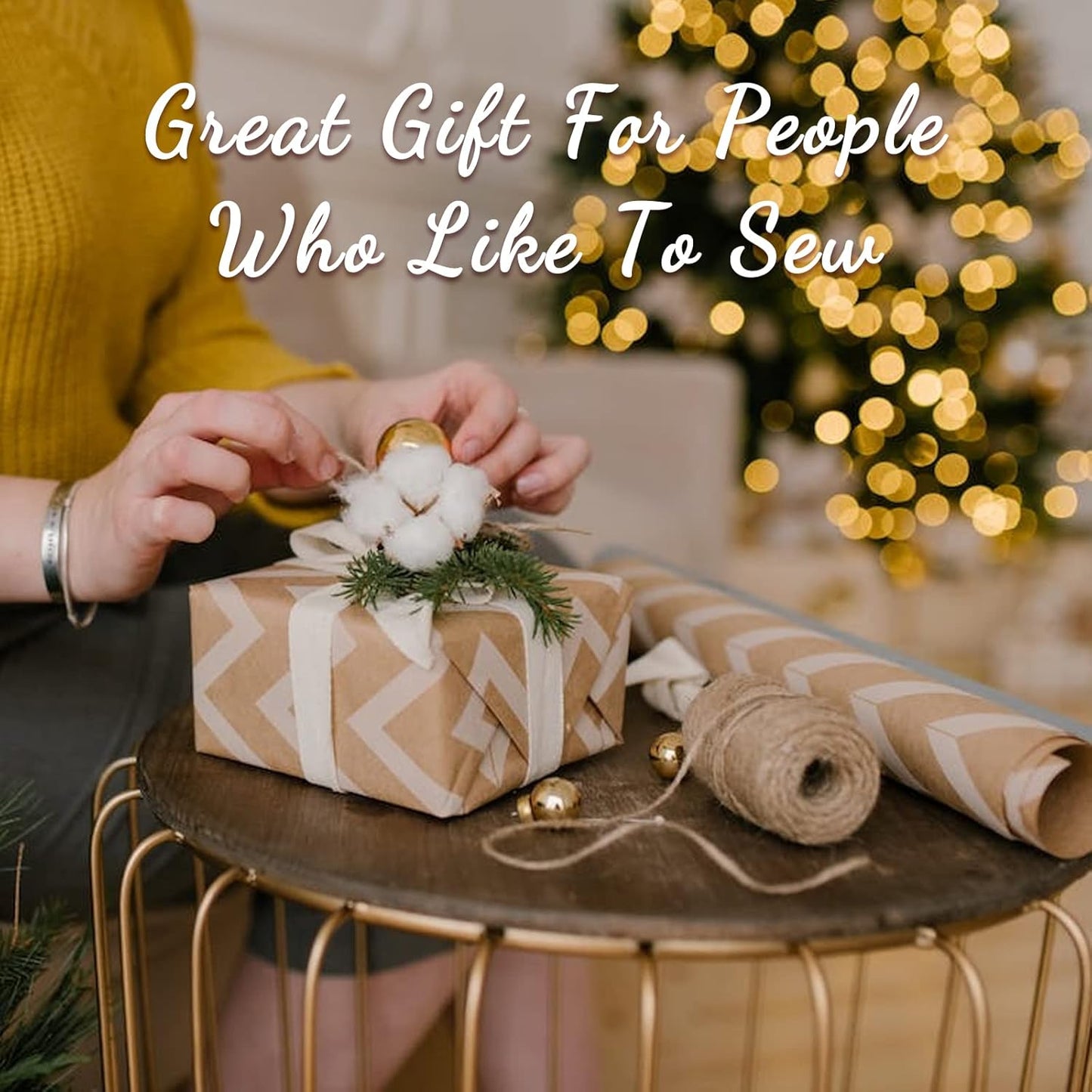 Vintage Embroidery Scissors Kit, Victorian Needlework Gift Set with Antique Shear, Thread Cutter, Thimbles, Needles, Awl, Bodkin, Winding Board for Sewing, Knitting, Cross Stitch, Quilting