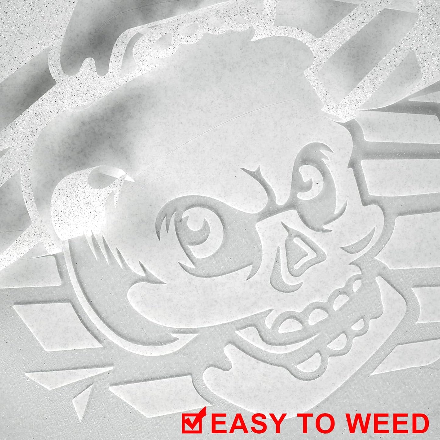 FUNKAKA Glitter White HTV Heat Transfer Vinyl Rolls, 12" x 25ft PU Iron on Vinyl for T-Shirt White Glitter HTV Vinyl for All Cutter Machines Easy to Cut & Weed for Heat Vinyl Design