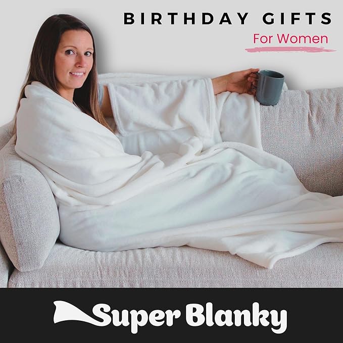 Wearable Blankets for Women, Adult Wearable Blanket Men, Valentine's Day Gifts for Her, Wife Birthday Gift Ideas