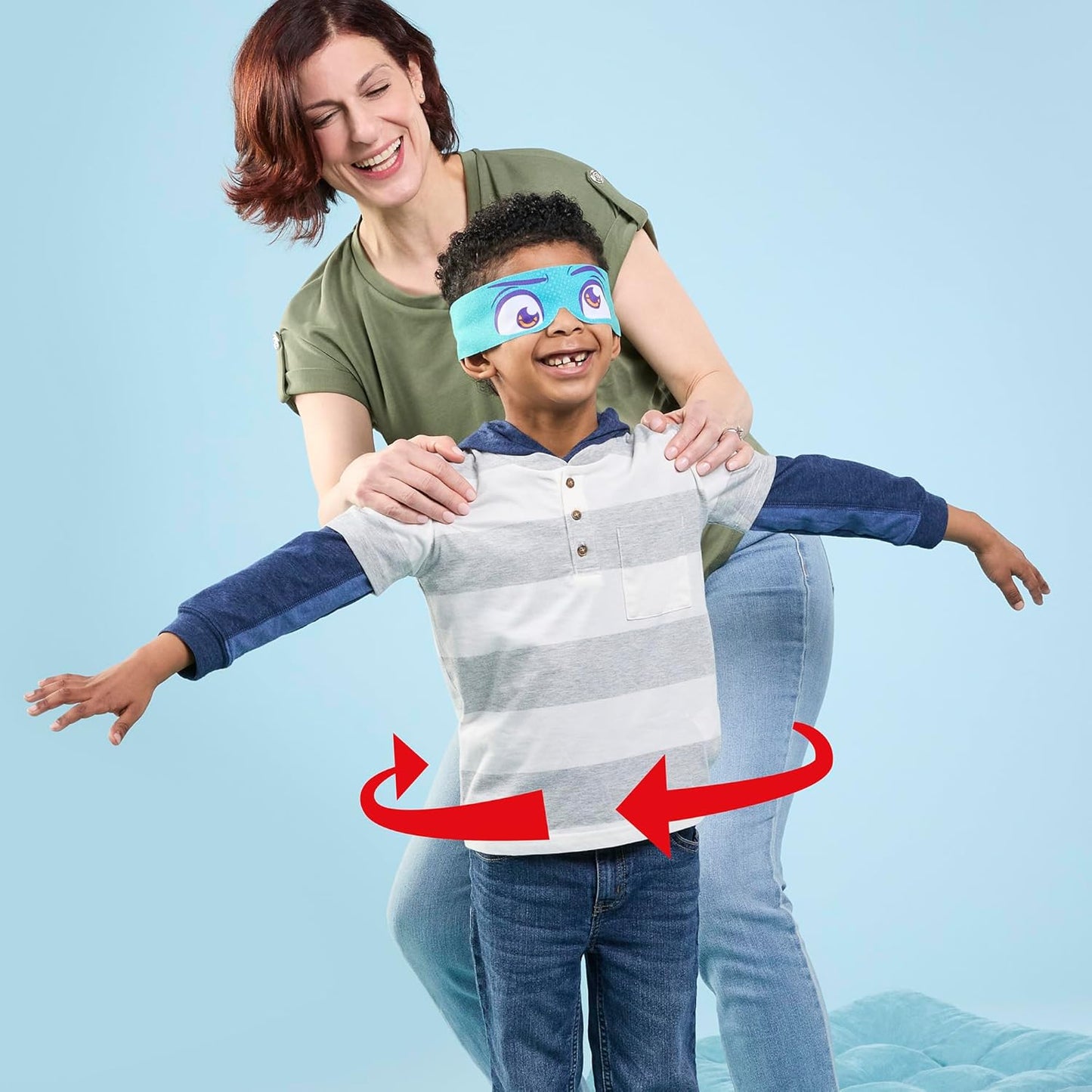 Don't Step in It! Preschool Game I Blindfolded, Poop Party Game | Spinner with 8 Fun Animal Moves | Ages 4+| 1+ Players I Funny Kids Board Games