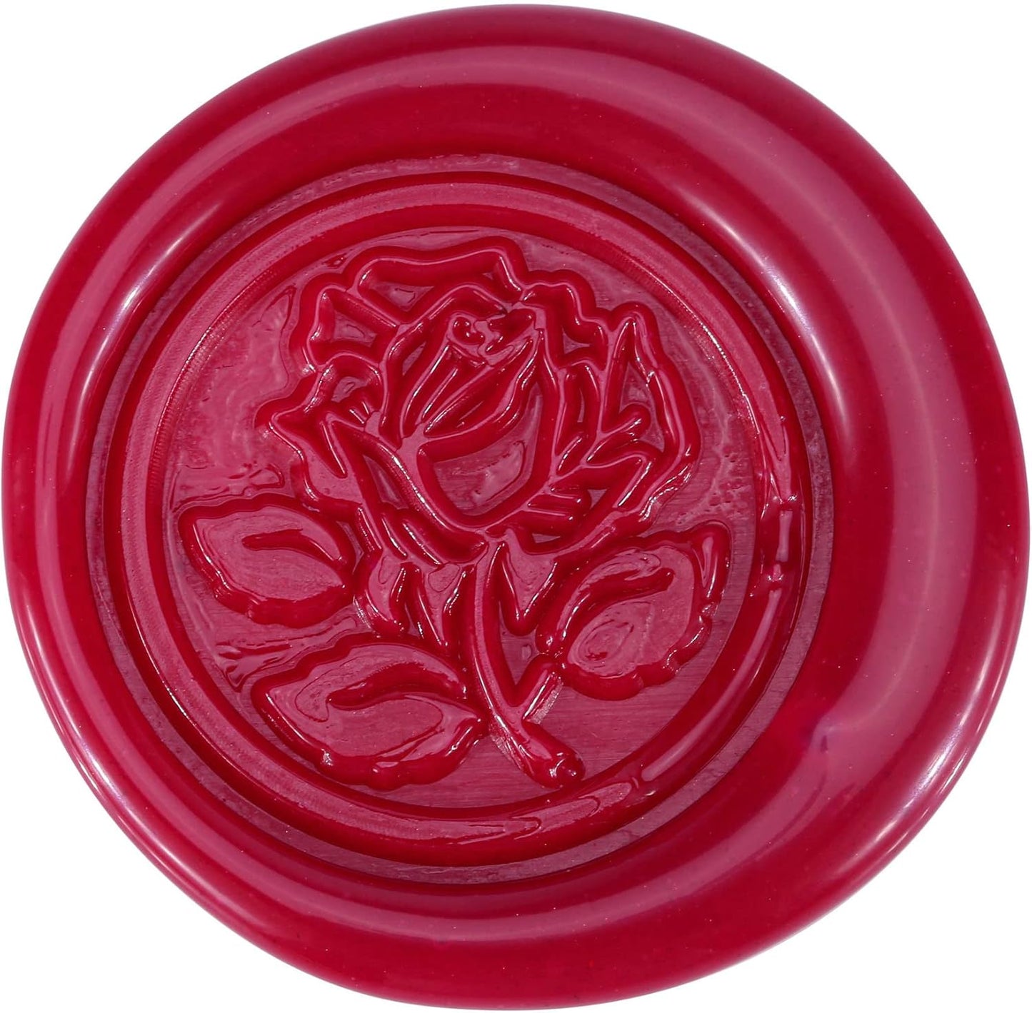 Yoption 5 Pcs Sealing Wax Sticks with Wicks for Wax Seal Stamps, Christmas Cards, Wedding Invitations, Wine Packaging, Gift Wrap, Envelopes (Wine Red)