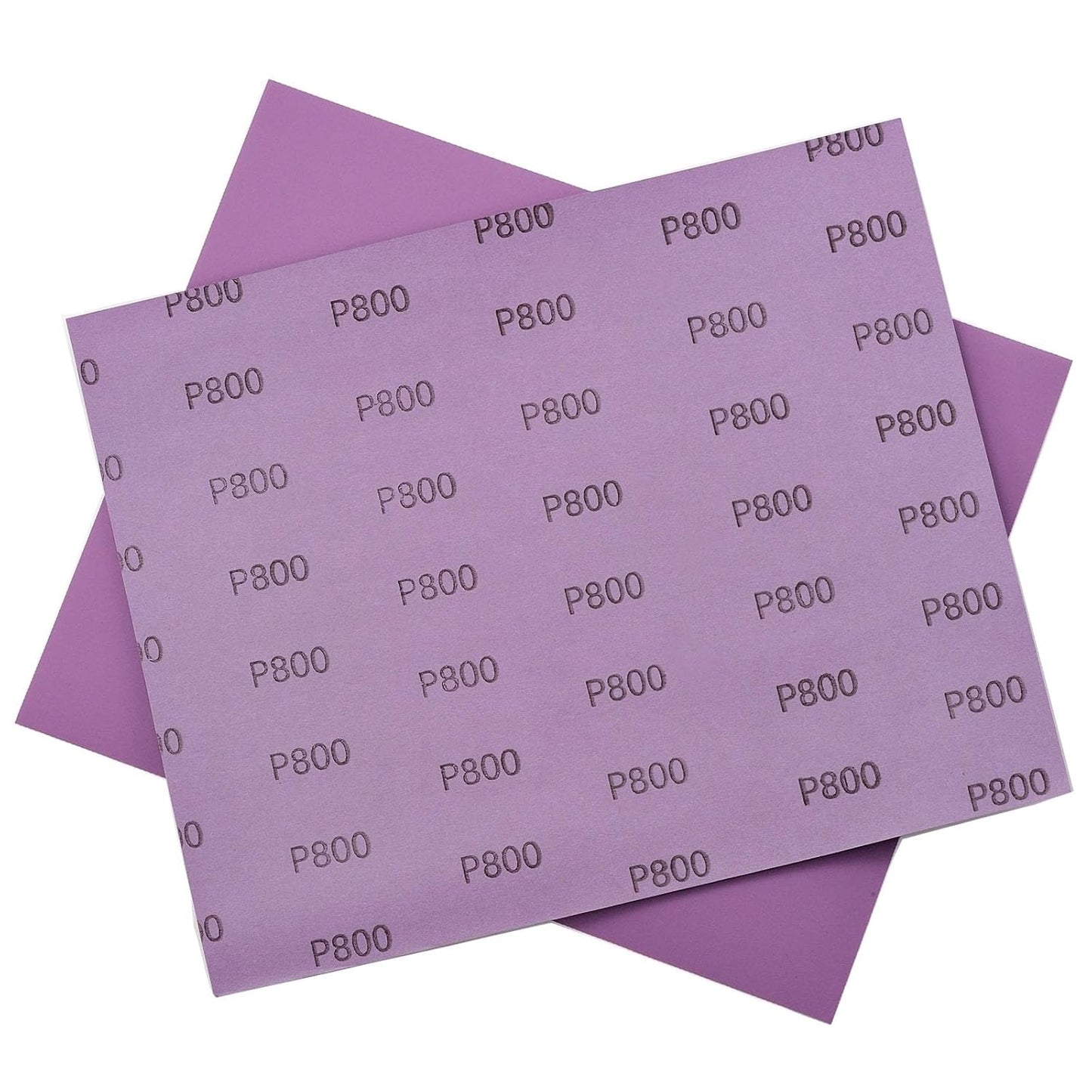 Sandpaper 15Pcs, 800 Grit Sandpaper, Wet Dry Sandpaper Sheets 9 X 11 Inch, White Fused Alumina Abrasive, Fine Sander Paper for Wood Furniture Finishing, Metal Sanding, Automotive Polishing