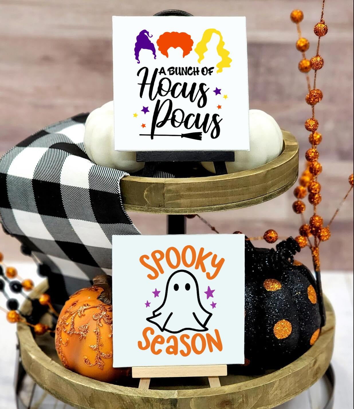 Halloween Stencils for Painting on Wood 3inch Small Halloween Stencil Reusable Boo Pumpkin Face Draw Templates for Wood Slice Windows Fabrics Tier Tray DIY Crafts Decor(R Stencils19-56P/3in)