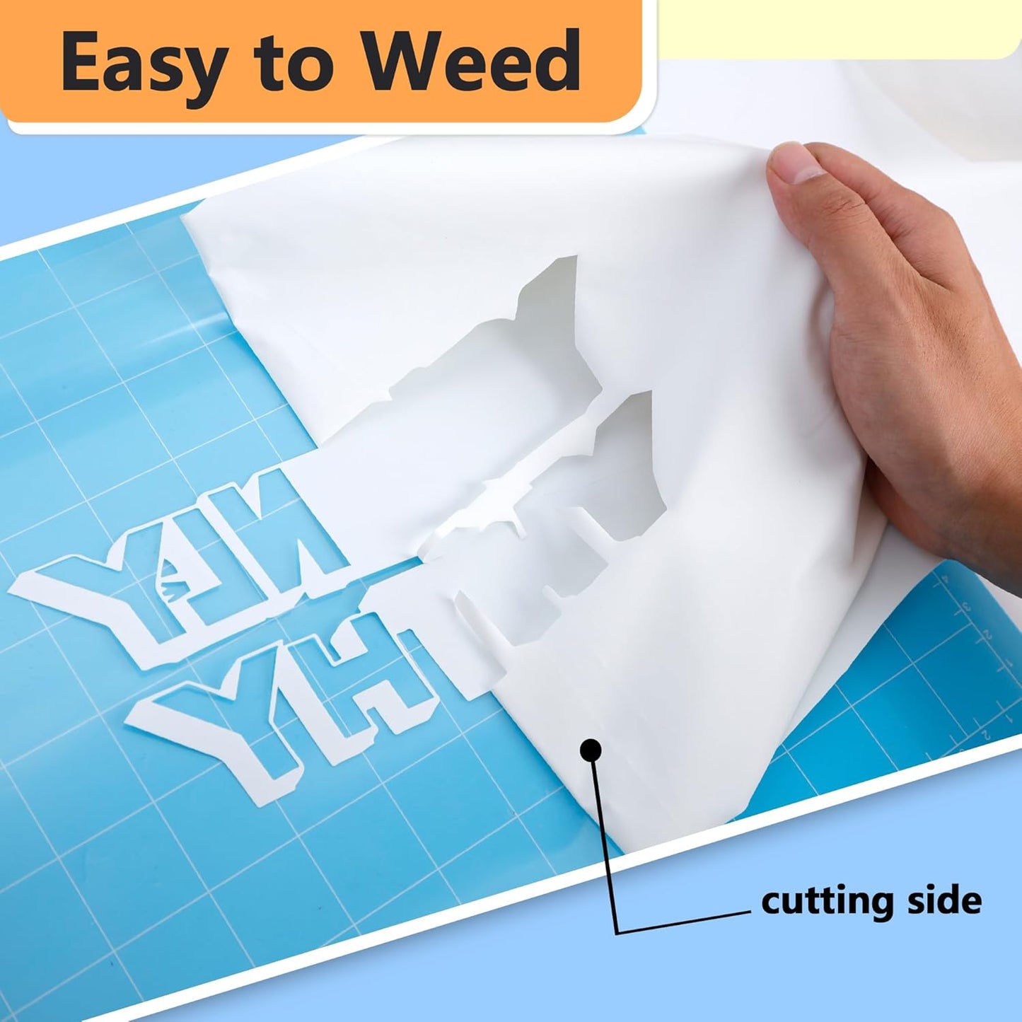 RENLITONG Matte White Iron on Vinyl Roll - 12Inch x 13ft HTV Heat Transfer Vinyl for T-Shirt, HTV Rolls for All Cutter Machine - Easy to Cut & Weed for Heat Transfer Design