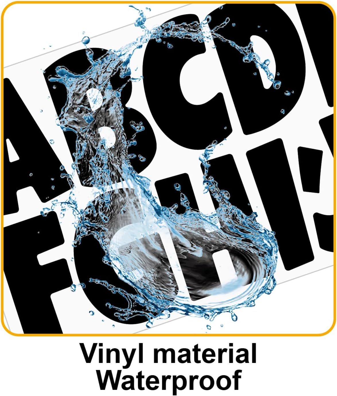 Bemeol Letter Stickers 432 Pieces 36 Sheets Bulletin Board Letters 3 Inch Classroom Alphabet Poster Board Letter for Bulletin Board Display School Decor(Black)