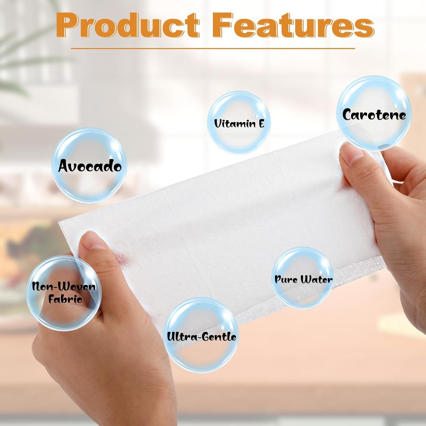 200 Pack Makeup Remover Wipe Bulk, Individually Wrapped Makeup Remover Wipes, Alcohol Free Facial Cleansing Wipes, Makeup Wipe with Vitamin E, Gentle Face Wipes for Travel Hotel(White)