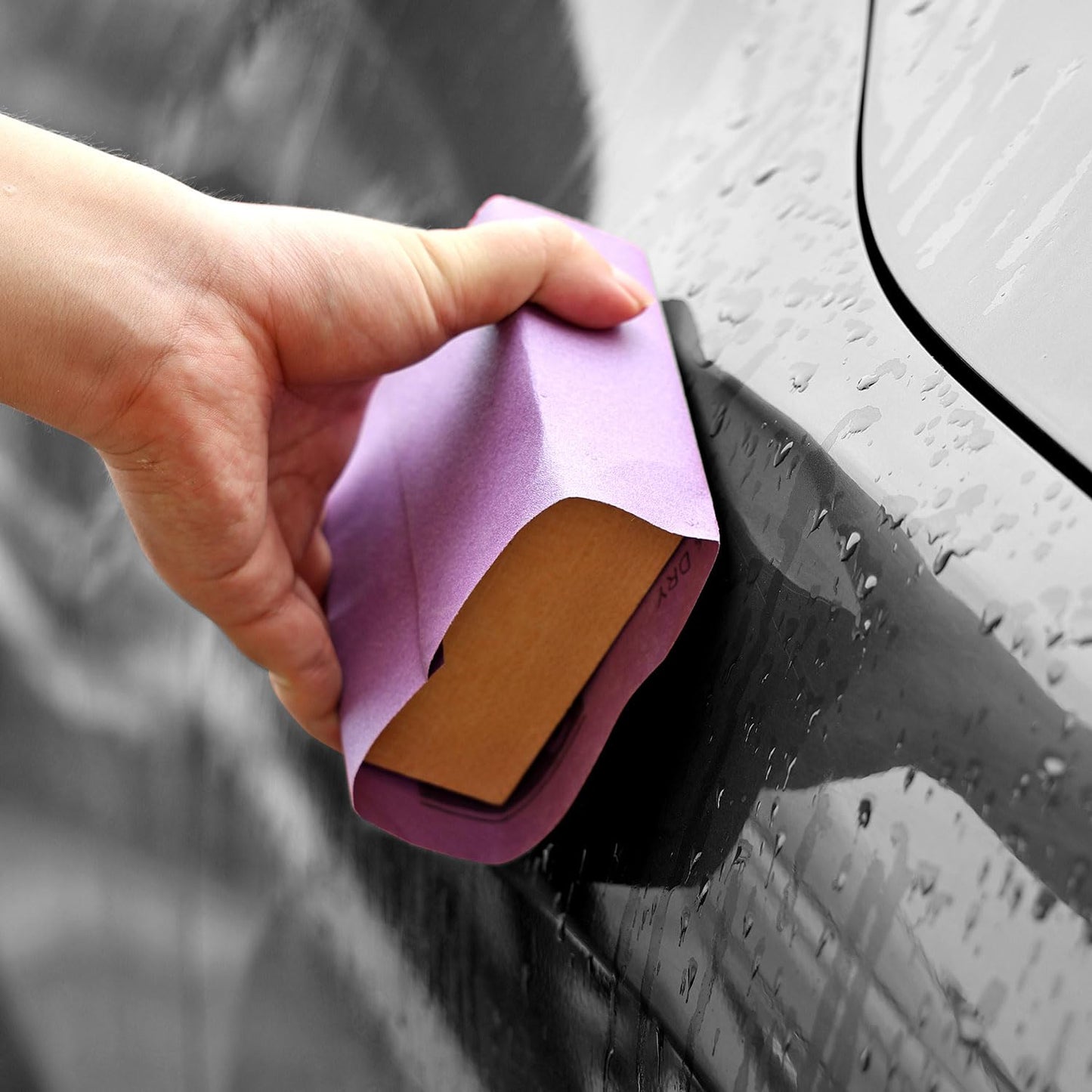 Sandpaper 600 Grit 20 PCS, Wet Dry Sanding Sheets 9 x 11 Inch, Purple Alumina Abrasive Sand Paper for Wood, Metal, Drywall, Resin, Automotive Sanding, Polishing, Grinding, by POLIWELL