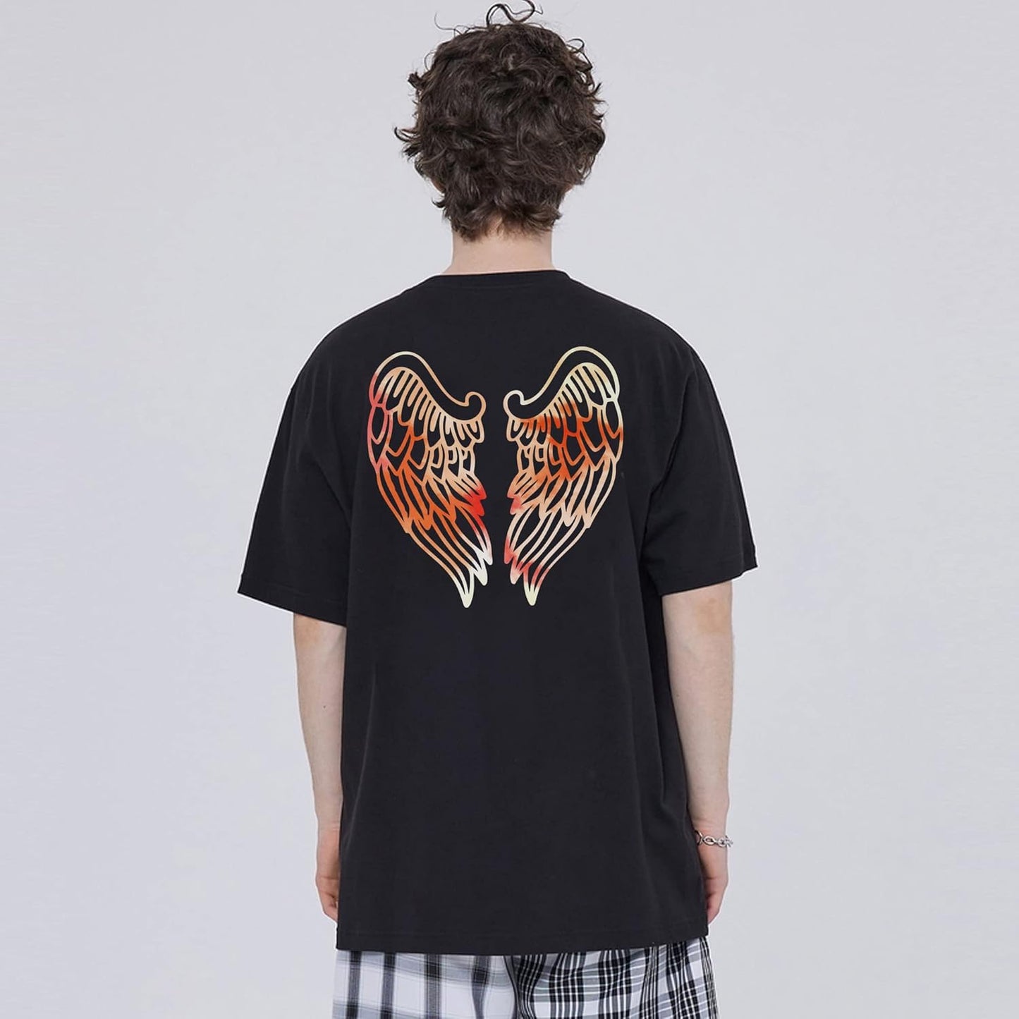 RENLI·TONG Tie Dye Heat Transfer Vinyl, 10Inch by 10ft Roll, Rainbow, Glossy, Cloth, Bohemian, Single Use, for T-Shirt, Shoes, Aprons, Jeans, Baseball Caps, Other Fabric Items