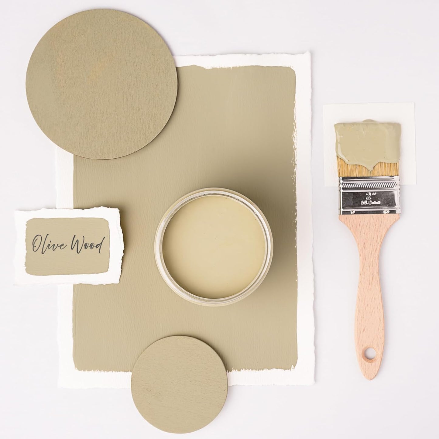 Dixie Belle Paint Company Chalk Finish Furniture Paint – Olive Wood (16oz) – Matte Chic Chalk Mineral DIY Furniture Paint