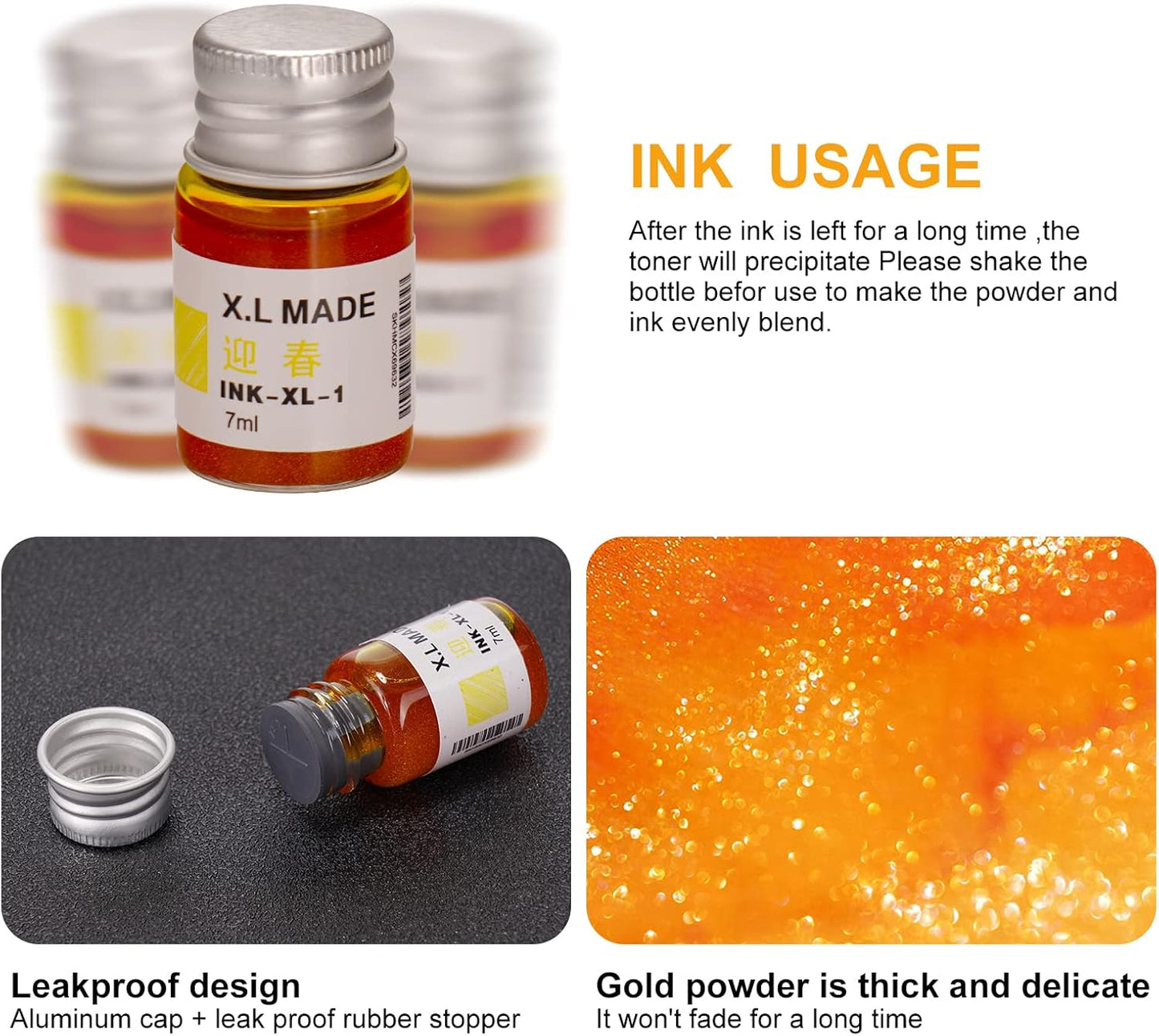 AOMAYLL Drawing Inks,Calligraphy Inks, 12 Colorful Dip Pen Ink Set for Writing, Drawing, Great for Gift Giving.