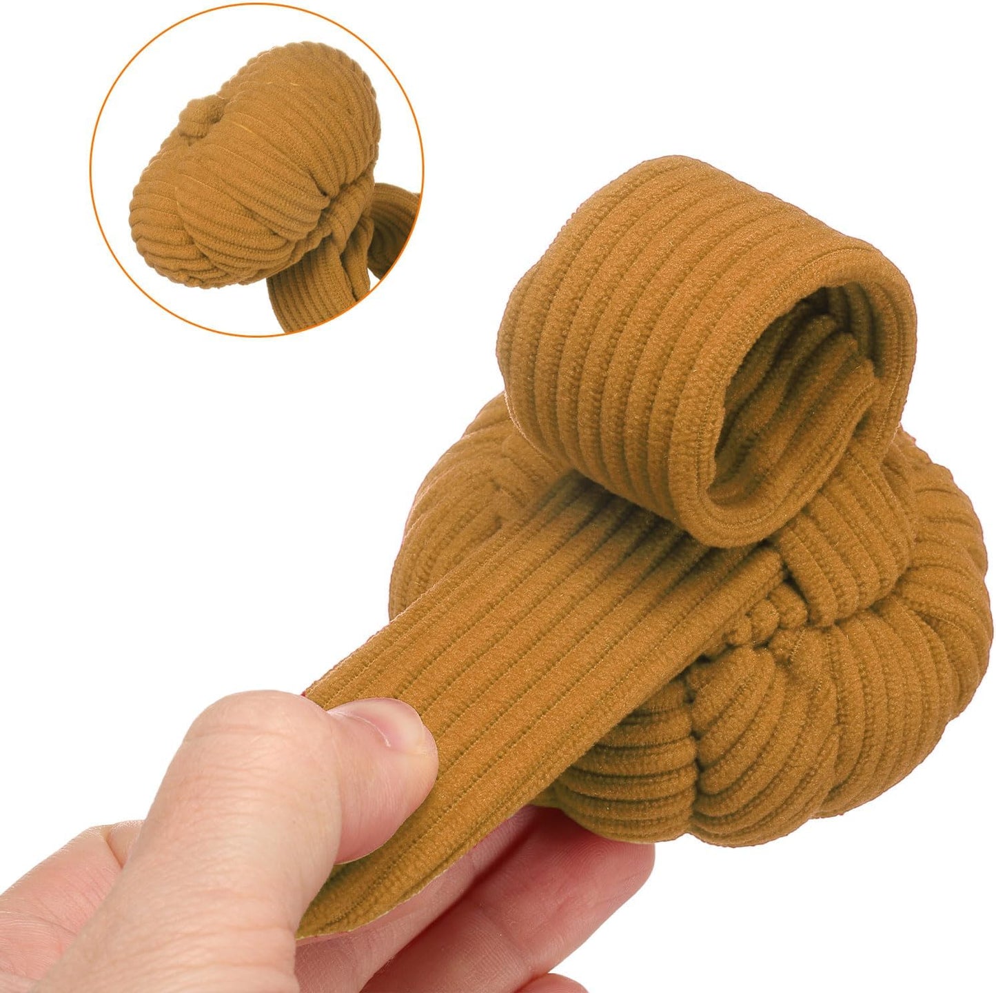 HARFINGTON Wrist Pin Cushions, Sewing Needle Pin Cushion Adjustable Strap with Elastic Strap Finger Ring Pincushions Fit All Wrist Sizes for Sewing Quilting Needlework DIY Crafts, Brown/Pink