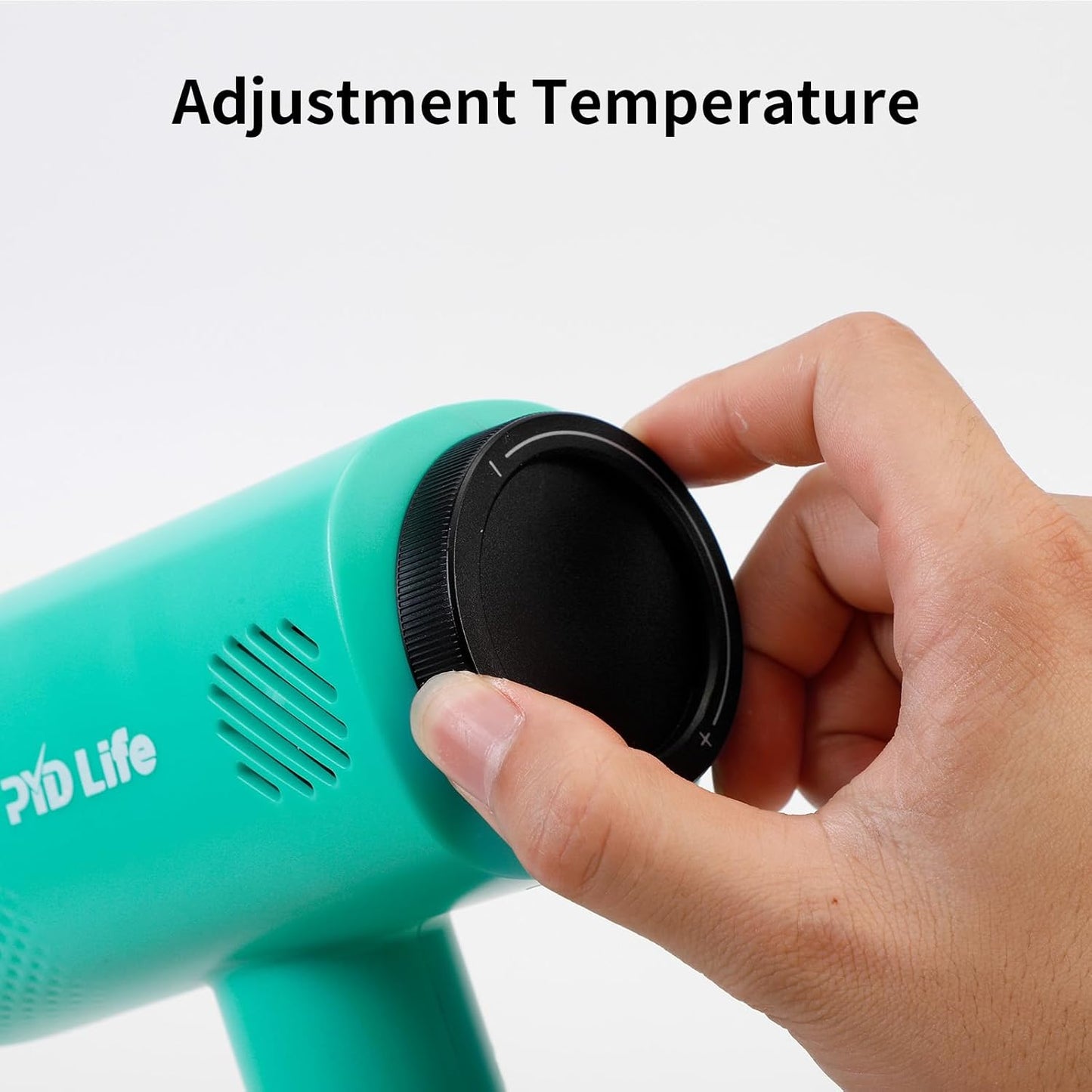 PYD Life Heat Blower Gun for Sublimation Blanks Shrink Wrap Film 110V Hot Air Gun for Shrink Wrap Temperature Control with 2-Temp Settings
