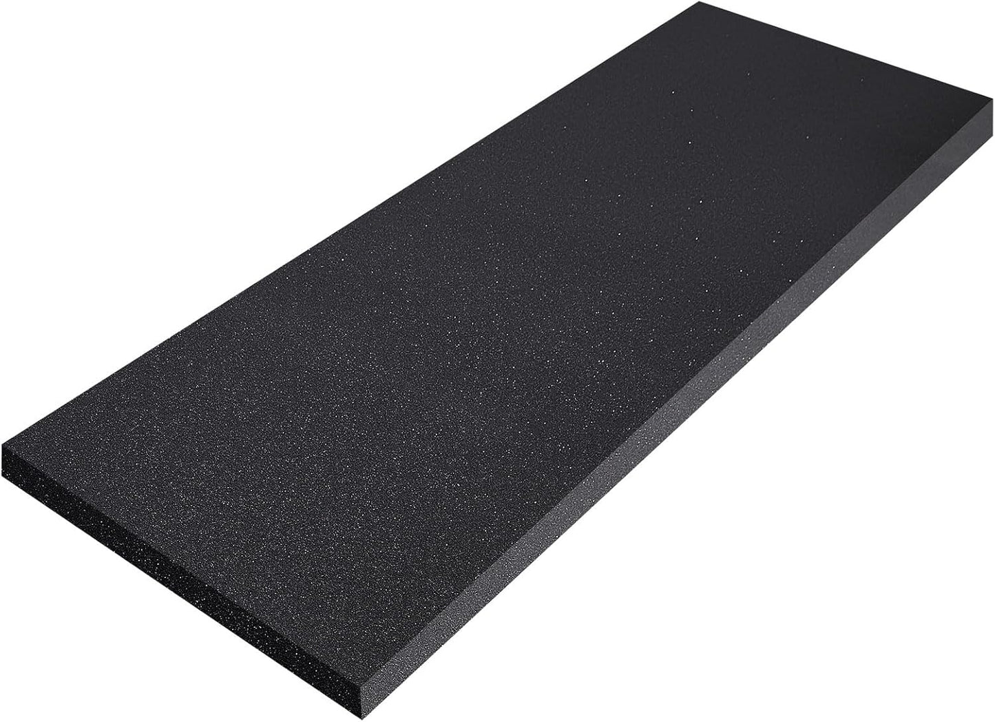 Amylove Polyurethane Foam 24" x 72" High Density Cushion Upholstery Foam Sheet for Seat Replacement DIY Projects Chairs Headboards Sofas Home(2" x 24" x 72",Black)