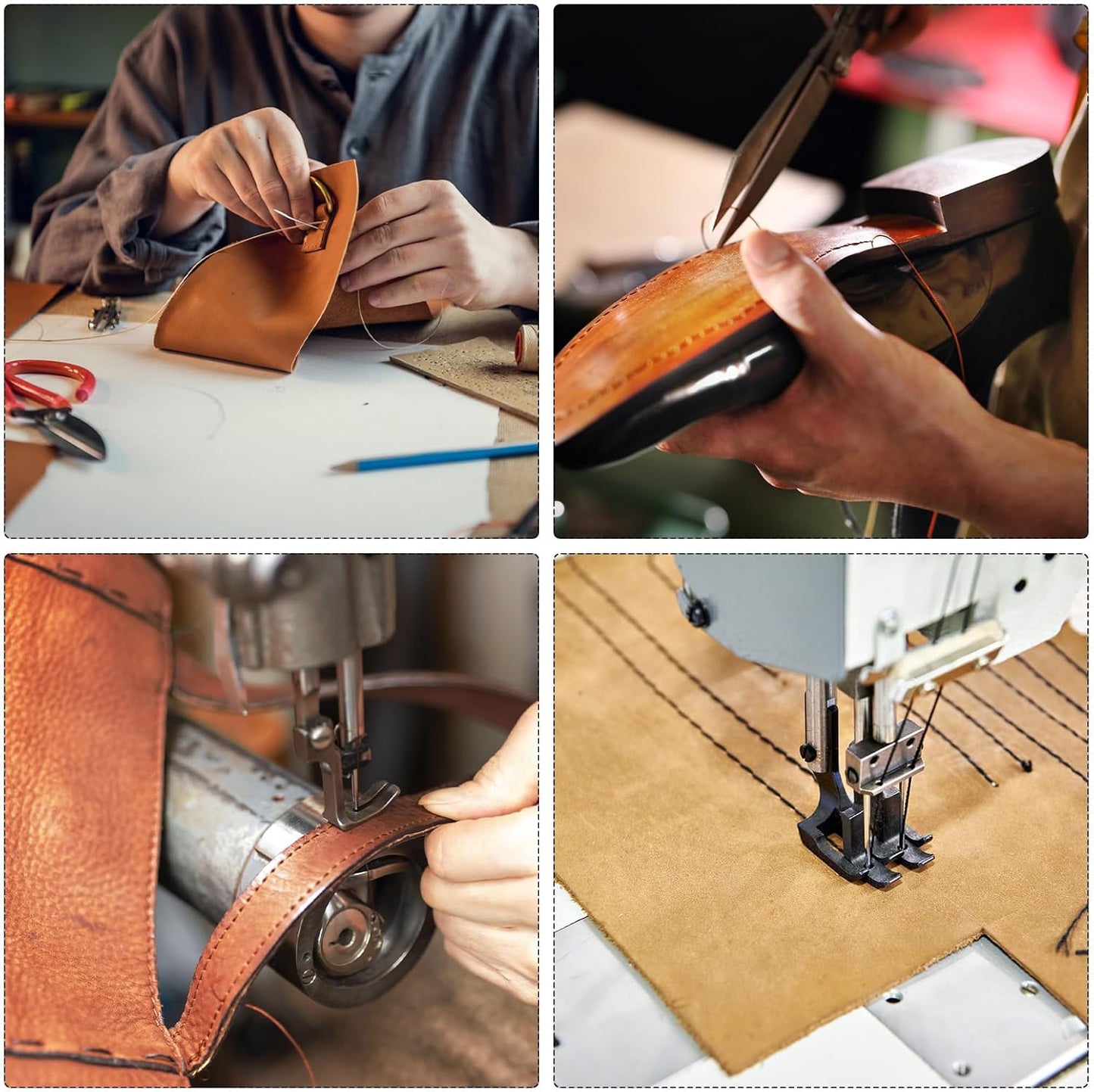 MECCANIXITY Waxed Thread,284 Yard 0.8mm 150D Flat Wax Thread Polyester Waxed String for Leather Sewing Hand Weaving Book Binding Home Decoration, Red