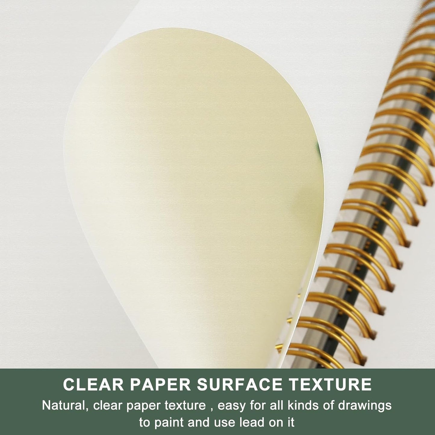 Ddaowanx 9" x 12" Sketch Book, 100 Sheets Spiral Bound Art Sketchbook, (68lb/100gsm) Acid Free Artist Drawing Pad Paper Painting Sketching Pad, Gifts for Kids Adults Beginners