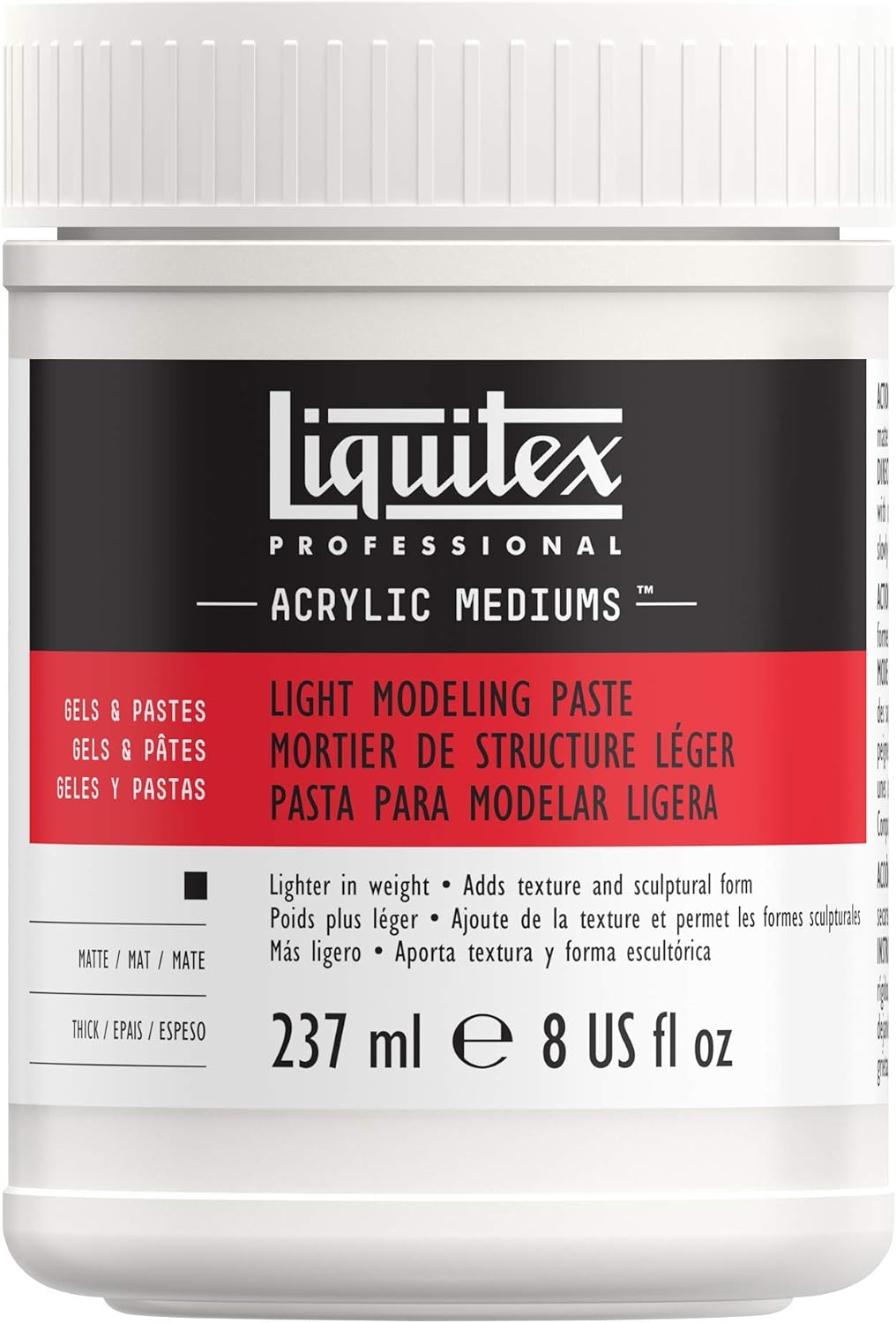 Liquitex Professional Light Modeling Paste. 237ml (8-oz)