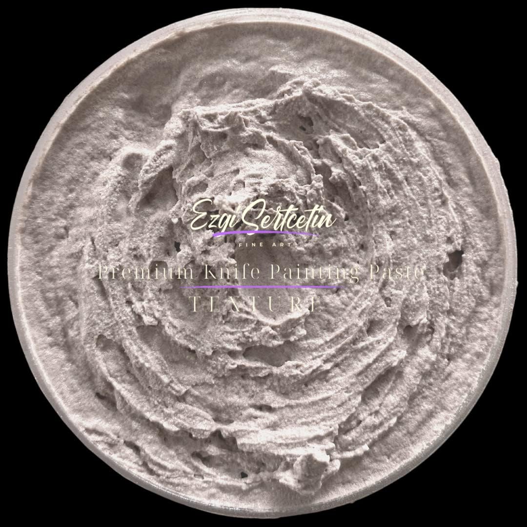 Premium Palette Knife Painting Paste|Texture Paste|Authentic Bright Colors|Ready to Use|Easy to Apply| 6oz (Pastel Mulberry)