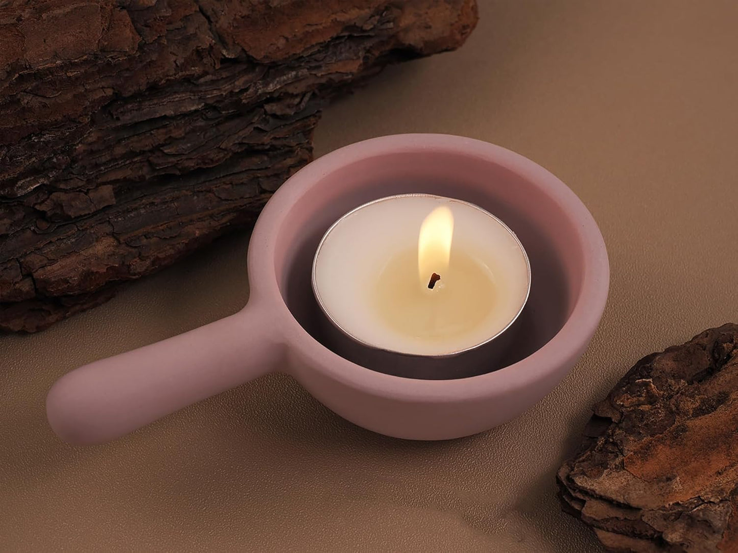 Pen Shape Candle Holder Resin Mold - Resin Casting Silicone Molds for Home Decor & Candle Making Wave Spiral Mold