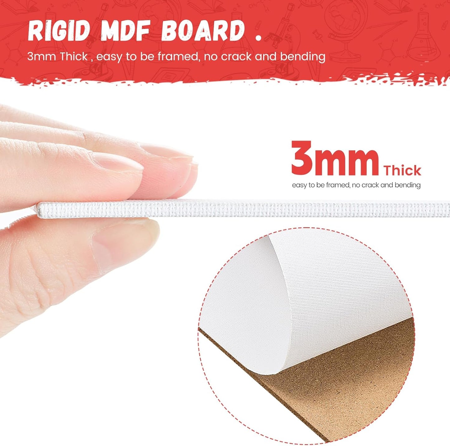 Simetufy 4 x 6 inch 12 Pack Small Painting Canvas Boards- Gesso Primed Acid-Free 100% Cotton Mini Canvas Panels for Acrylics Oil Watercolor Tempera Paints