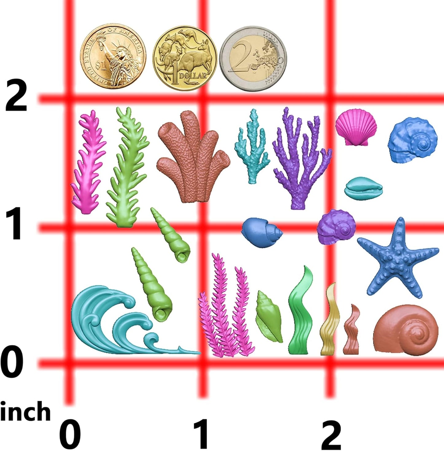 Sea Creature Mold for Polyclay Air Dry Clay Plaster