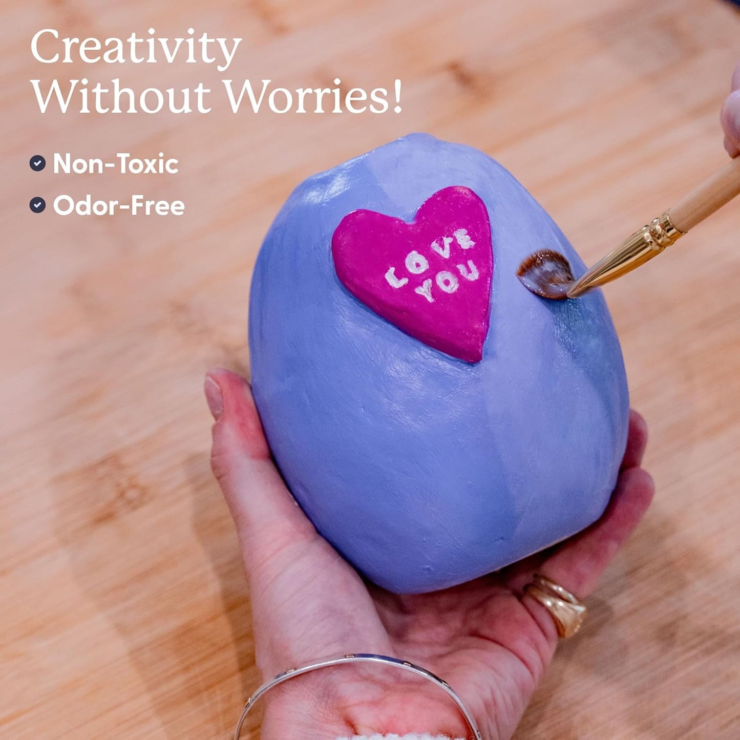 Sculpd Clear Glaze for Air Dry Clay and Acrylic Paint, Create Waterproof Pottery from Home, Scratch Resistant, Matte Varnish