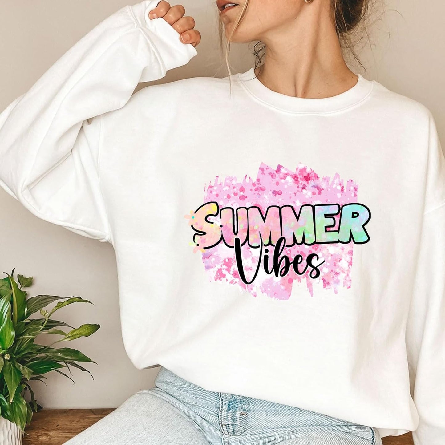 Tintnut Splash Heat Transfer Vinyl Roll - 12 Inch x 5ft Pink and White Watercolor Ink Patterned HTV Splatter Iron On Vinyl DIY T-Shirts Hats Clothes Canvas Bags for Cricut or Silhouette Cameo