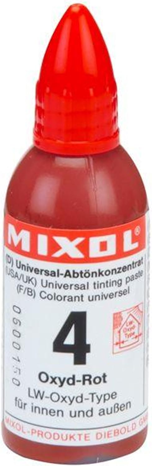 Mixol Universal Tints, Oxide Red, #04, 20 Ml