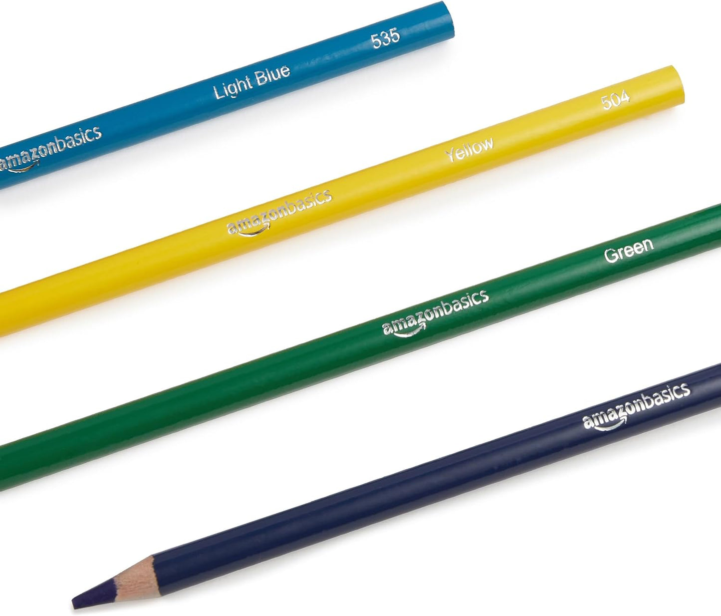 Amazon Basics Colored Pencils for Coloring and Drawing, Premium, Soft Core, Back to School Supplies, 72 Count (Pack of 1), Multicolor