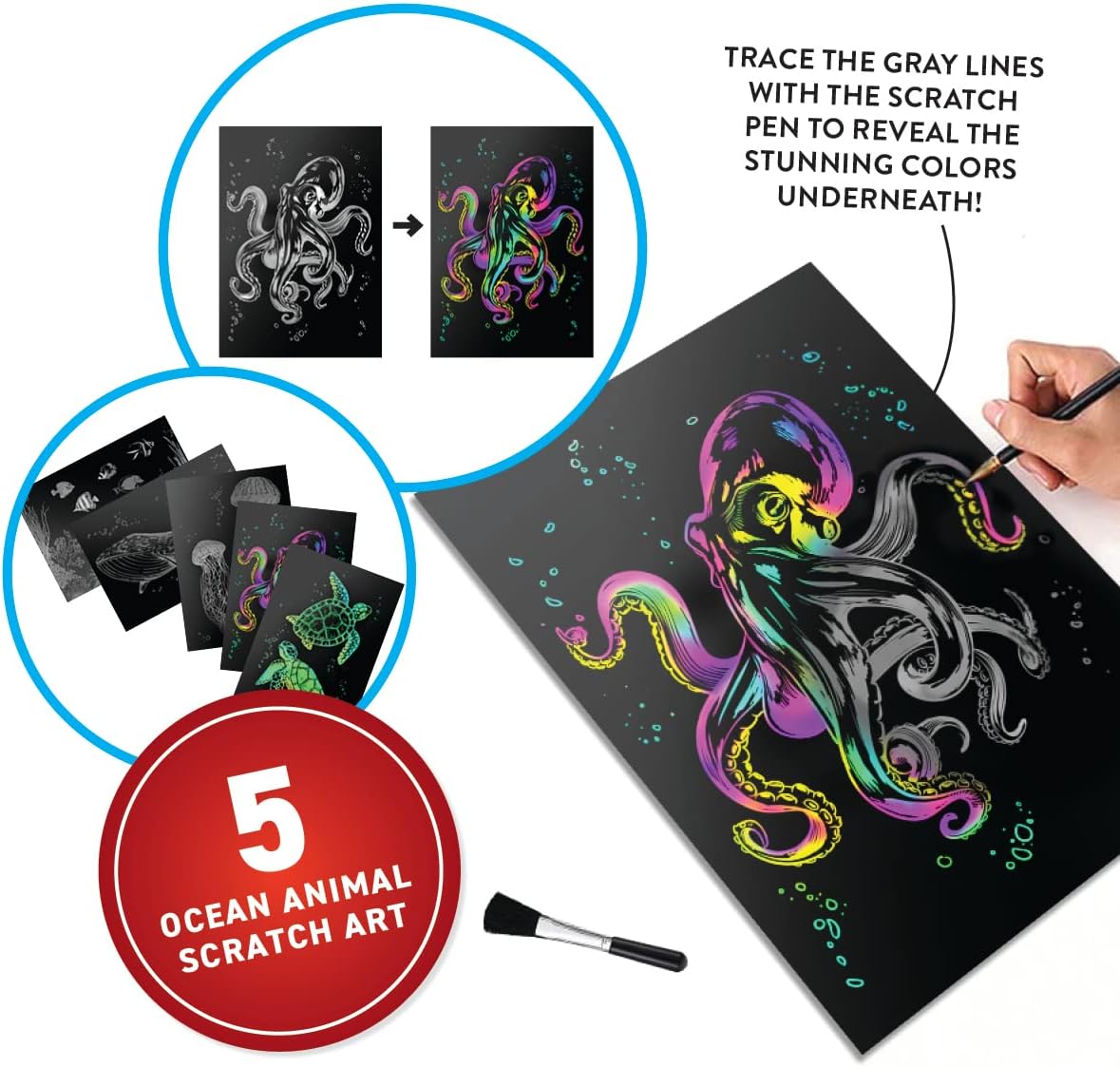 Abacus Brands Virtual Reality Oceans! Gift Box - Illustrated Interactive VR Book and STEM Learning Activity Set - for Ages 8 and Up
