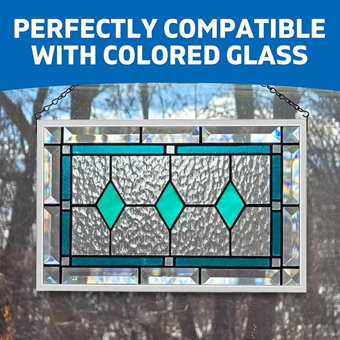 1/2" U Zinc Came for Stained Glass,3ft Length 12 Pcs Total 36ft Durable Framing Solution for Stained Glass Projects Reliable Zinc Came for Hobbyists Perfect for Your Hobby Came Needs
