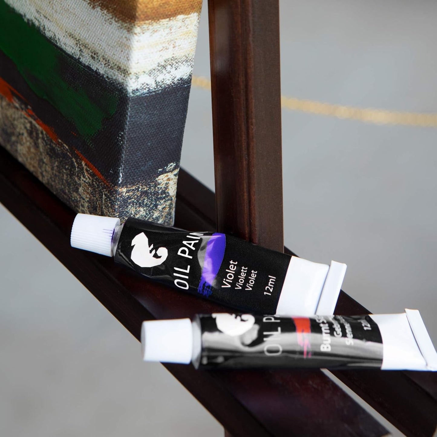 Zenacolor Oil Paint Set 48 x 12mL (0.4Oz) Pack of 48 Tubes of Oil Paints for Canvas Painting