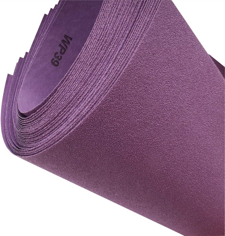 MAXMAN 120 Grit Sandpaper 20 PCS, Wet Dry Sandpaper Sheets 9 x 11 Inch, Sand Paper for Wood Furniture, White Fused Alumina Abrasive Sanding Paper for Metal, Drywall, Automotive Polishing, Purple