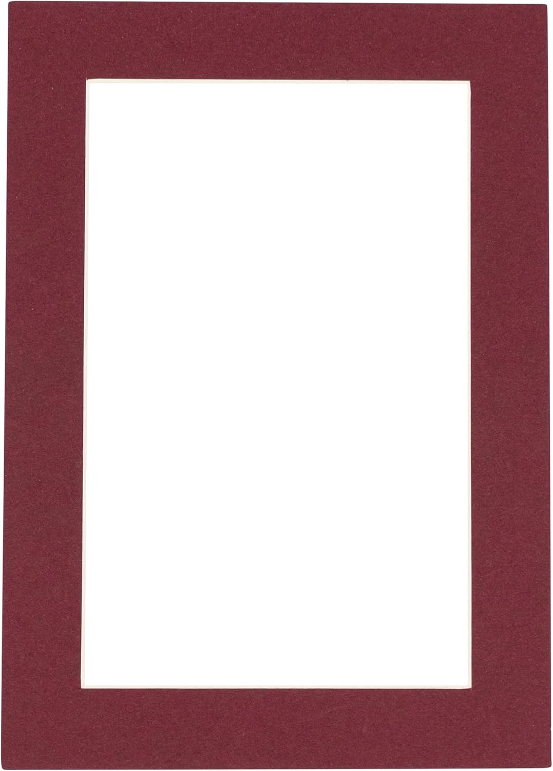 Poster Palooza 11x14 Mat for 8.5x11 Photo - Precut Maroon Picture Matboard for Frames Measuring 11 x 14 Inches - Bevel Cut Matte to Display Art Measuring 8.5 x 11 Inches - Acid Free ONE MAT