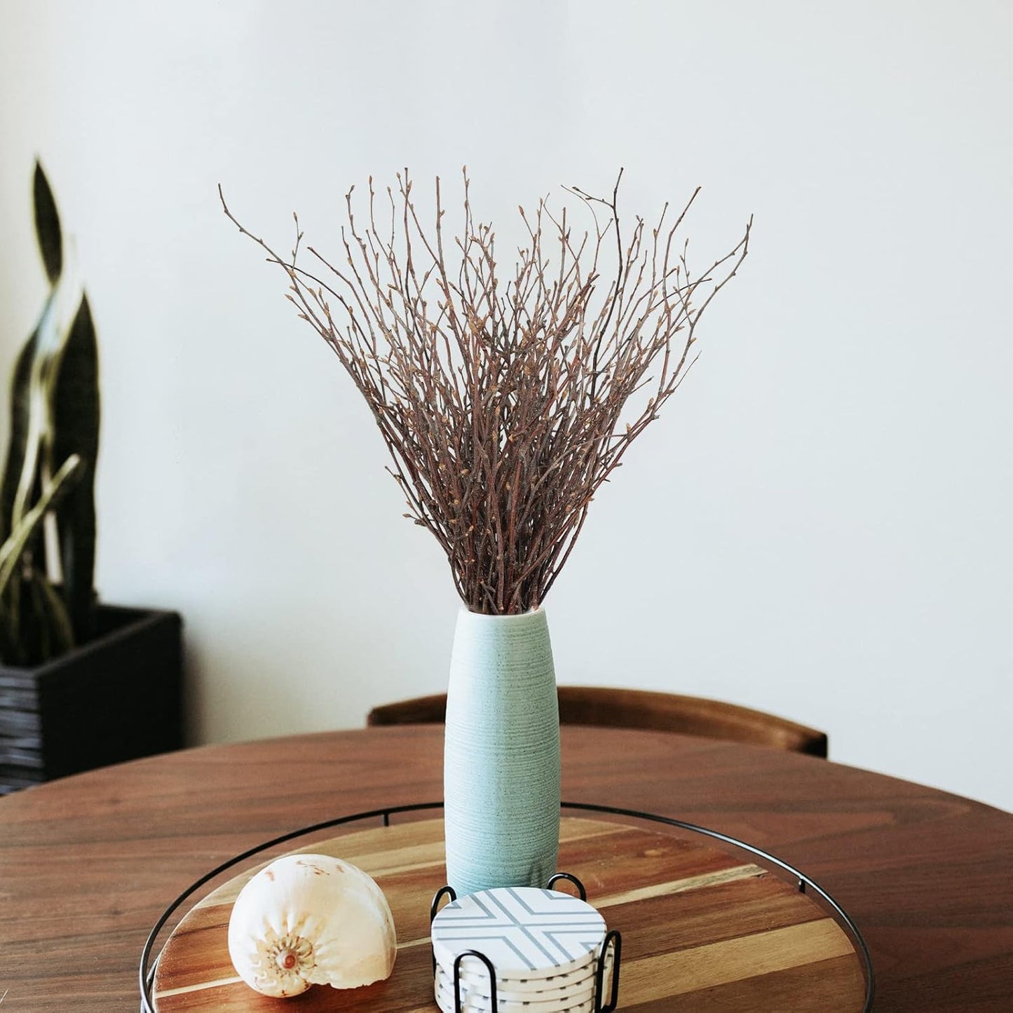 Uieke 200PCS Birch Twigs – 17 Inch Natural Dried Plants Decorative Birch Branches for DIY Crafts, Birch Sticks for Vases Wedding Arrangements Home Wreath Decor