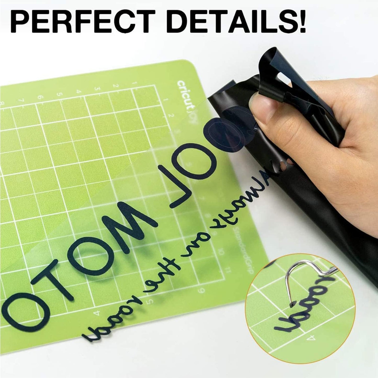 HTVRONT Heat Tranfer Vinyl Roll - 12” x 80ft Black HTV Vinyl for T Shirts, Black Iron on Vinyl Compatible with Cricut Cutting Machine - Easy to Use for Personalized Gifts