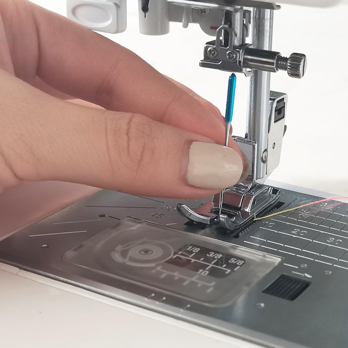 HONEYSEW 30 Pieces Sewing Machine Needles HAX1 130/705H Universal Regular Point Flat Shank Sewing Needle Compatible with Singer, Brother,Janome,Pfaff and Other Brand (Mix Color 6 Sizesx5PCS-30PCS)