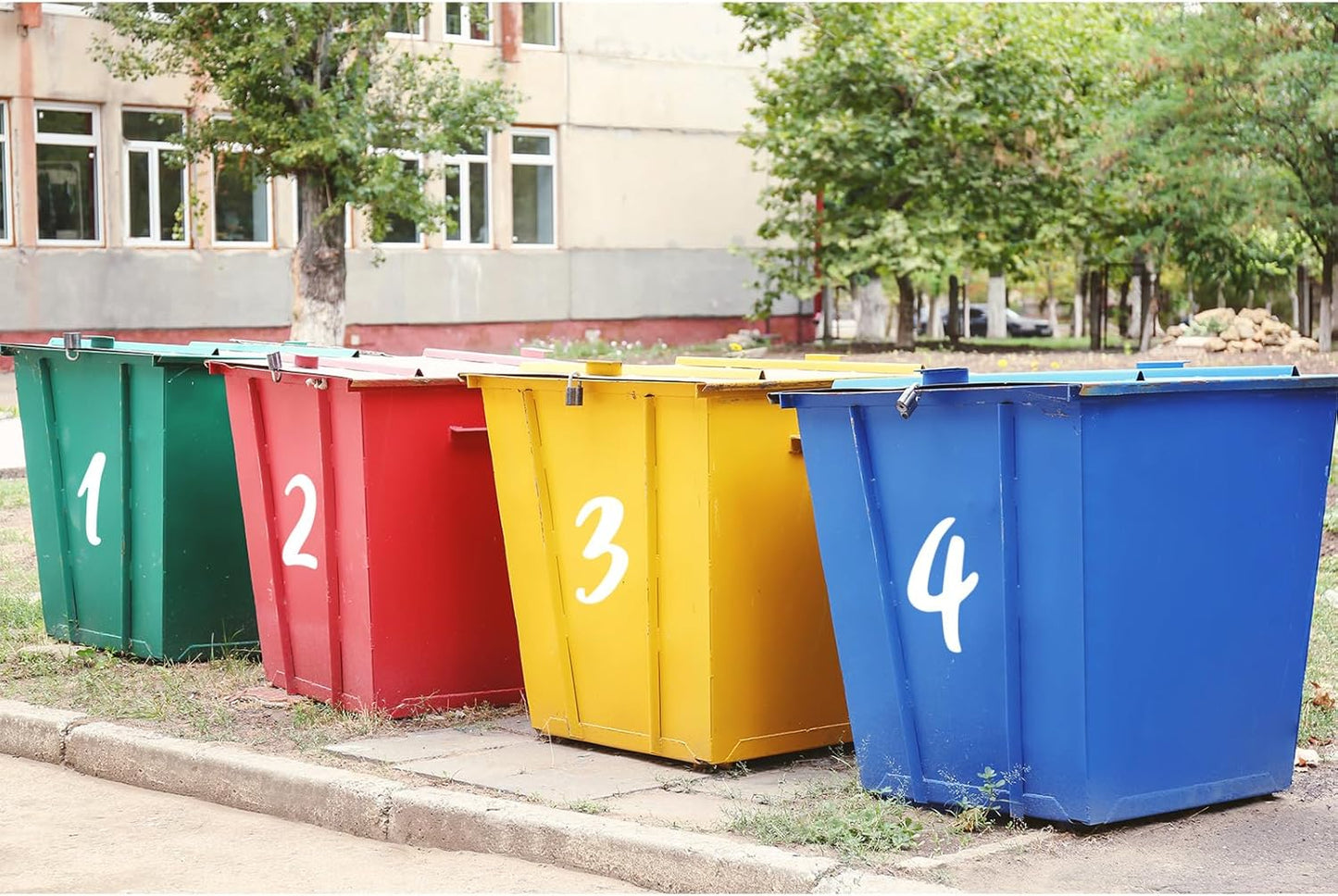 Outus 576 Pieces 8 Sheets Letters Stickers Self Adhesive Vinyl Letter Alphabet Number Stickers Mailbox Numbers Sticker, Decals for Classroom Decor, Sign, Door(White,4 Inch)