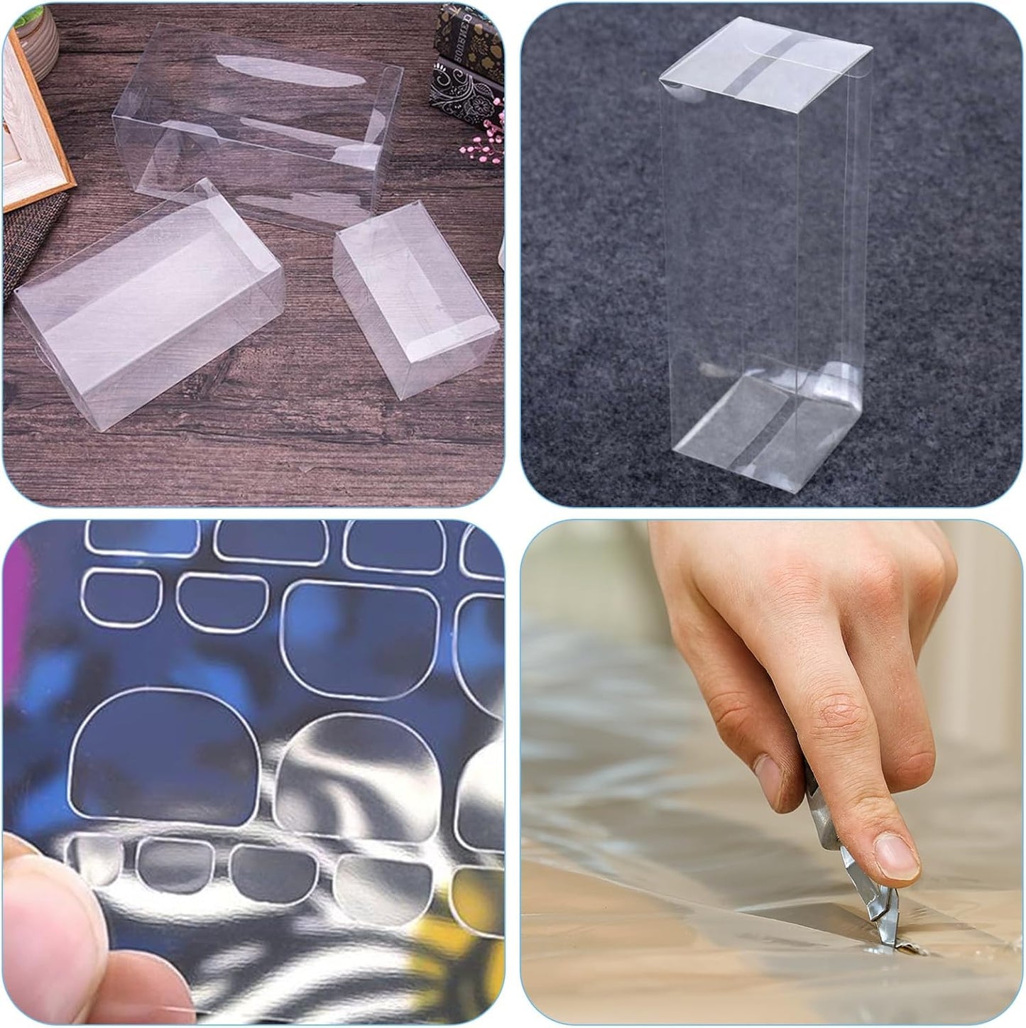4 mil 12inchs x 40ft Rolls Transparency Blank Template Material Acetate,Clear Sheet Mylar Stencils for Cutting Paper