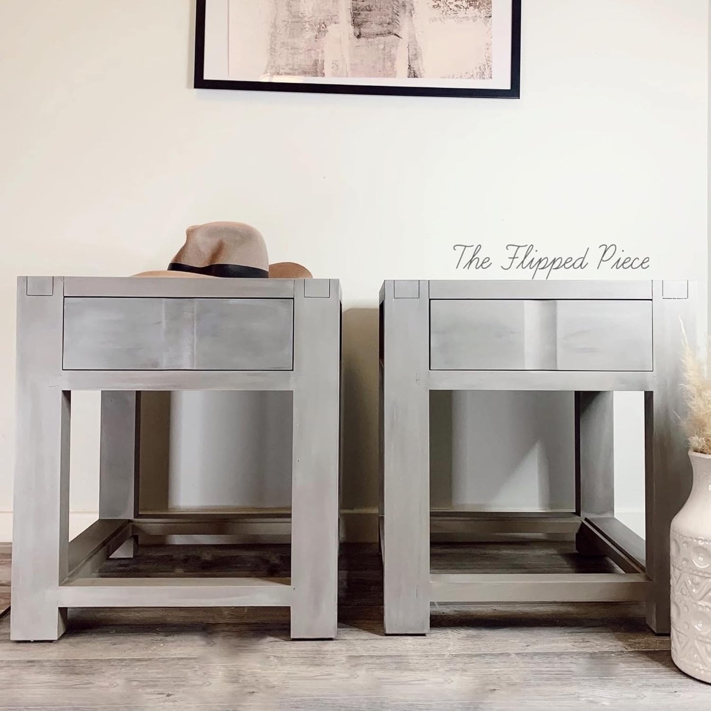 Dixie Belle Paint Company Chalk Finish Furniture Paint - French Linen (32oz) - Matte Light Taupe Chic Chalk Mineral DIY Furniture Paint