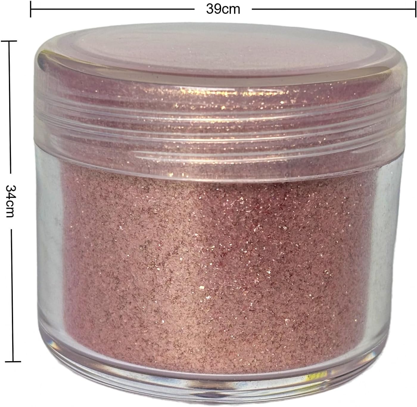 Premium Diamond Mica Powder Pigment- for Epoxy, Resin, Soap, Paint, Woodworking, Acrylic Pouring, Bath Bombs, Fishing Lures - DIY Arts and Crafts Additive (Diamond Red Gold)