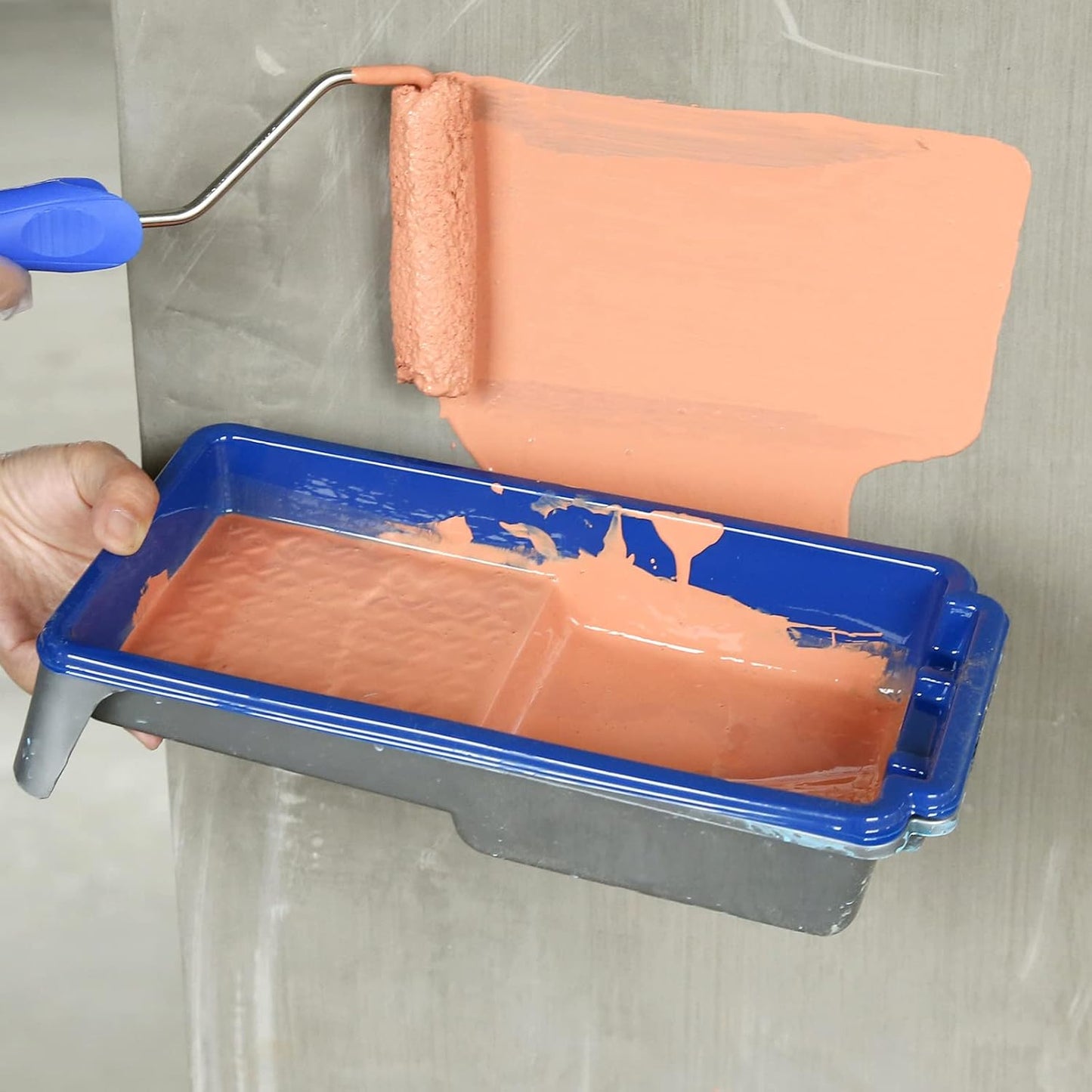 Mister Rui 4 Inch Paint Roller Tray - 22 Pack with Liners, Disposable Liners, Thickened Plastic