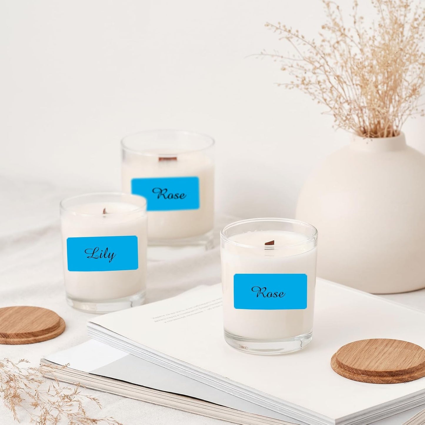 STARLIBOO 2x3 inch Color Direct Thermal Labels for Shipping, Barcodes, Address, Thermal Labels Stickers Compatible with Rollo Label Printer & Zebra- Blue