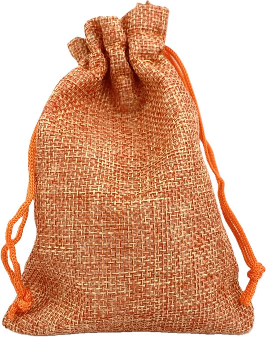 Palmhomee Pack of 25 Burlap Gift Bags with Drawstring Linen Jewelry Pouches Wedding Hessian Jute Bags for Birthday Jewelry and Treat Pouches Party Wedding Favors Gift Art and DIY Craft (4x5.6 Inch,