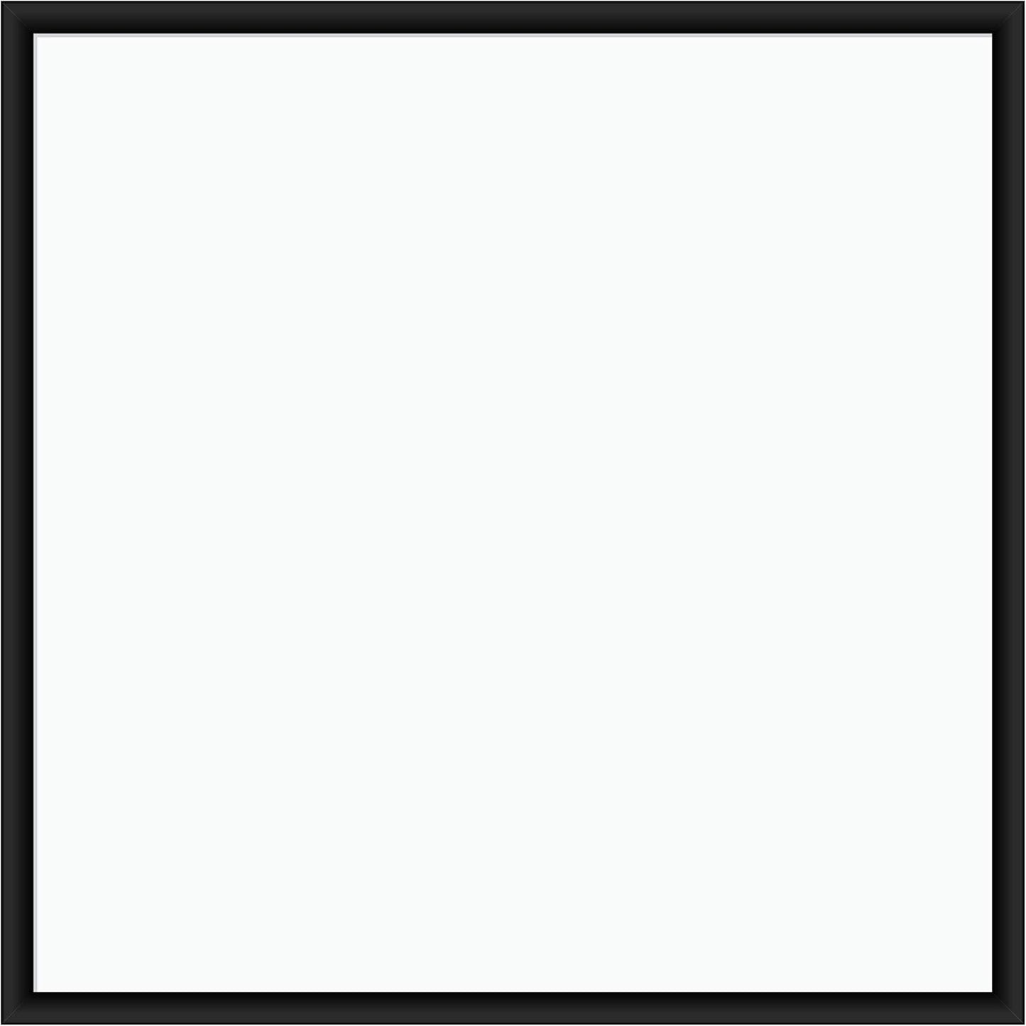 U Brands Magnetic Dry Erase Board White Board, 36" x 36" Inches, Black Wood Frame (2892U00-01)