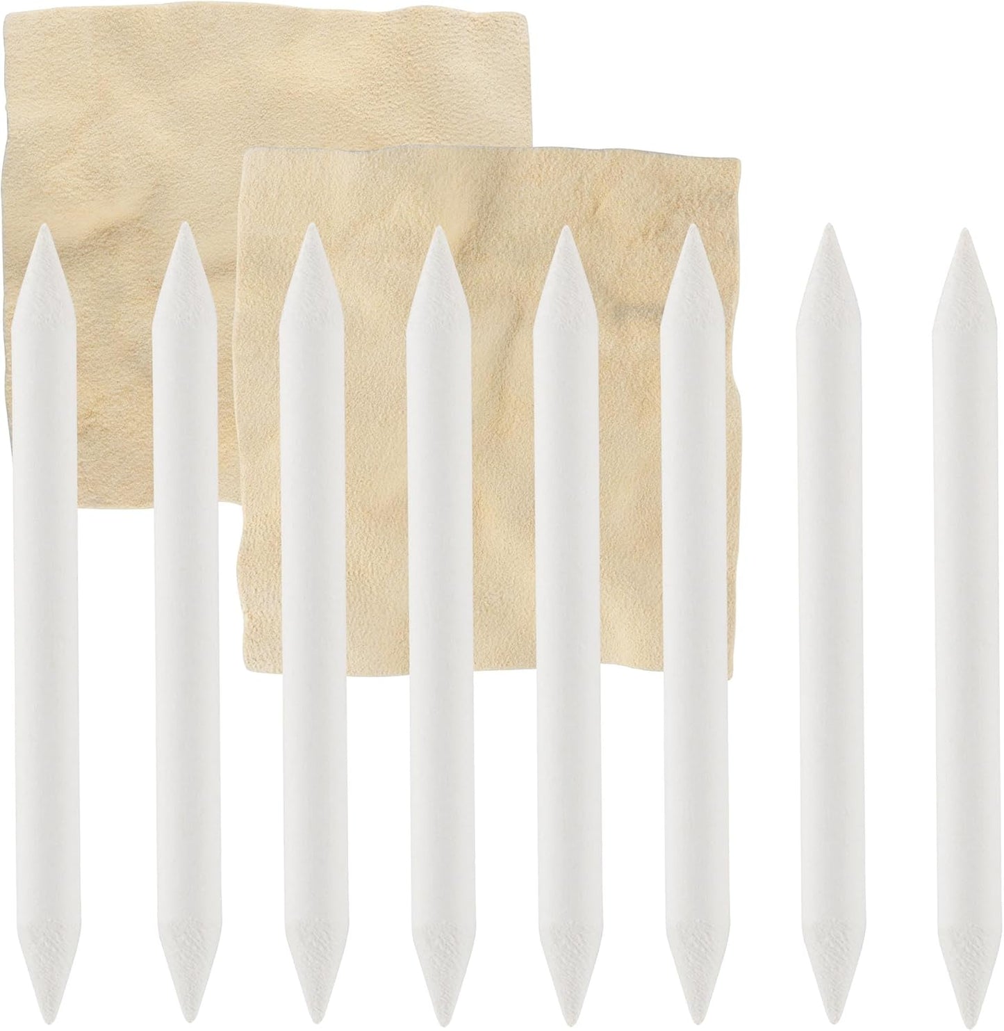 SoHo Urban Artist Blending Stumps & Chamois Tube – 8-Piece Set for Sketching, Shading & Blending