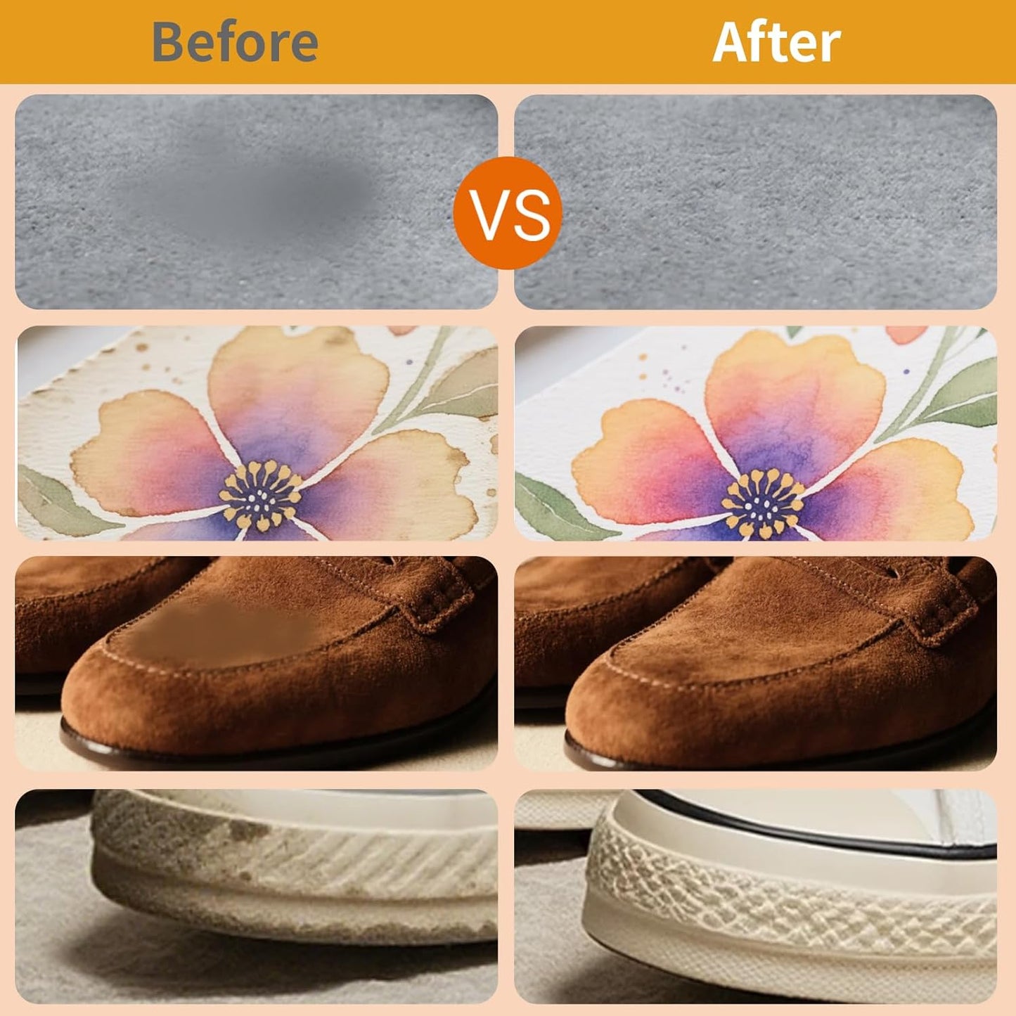 12 Pcs Rubber Cement Eraser - Glue and Residue Eraser Rubber Cement Cleaner for Removing Adhesive & Residues from Paper Plastic and More