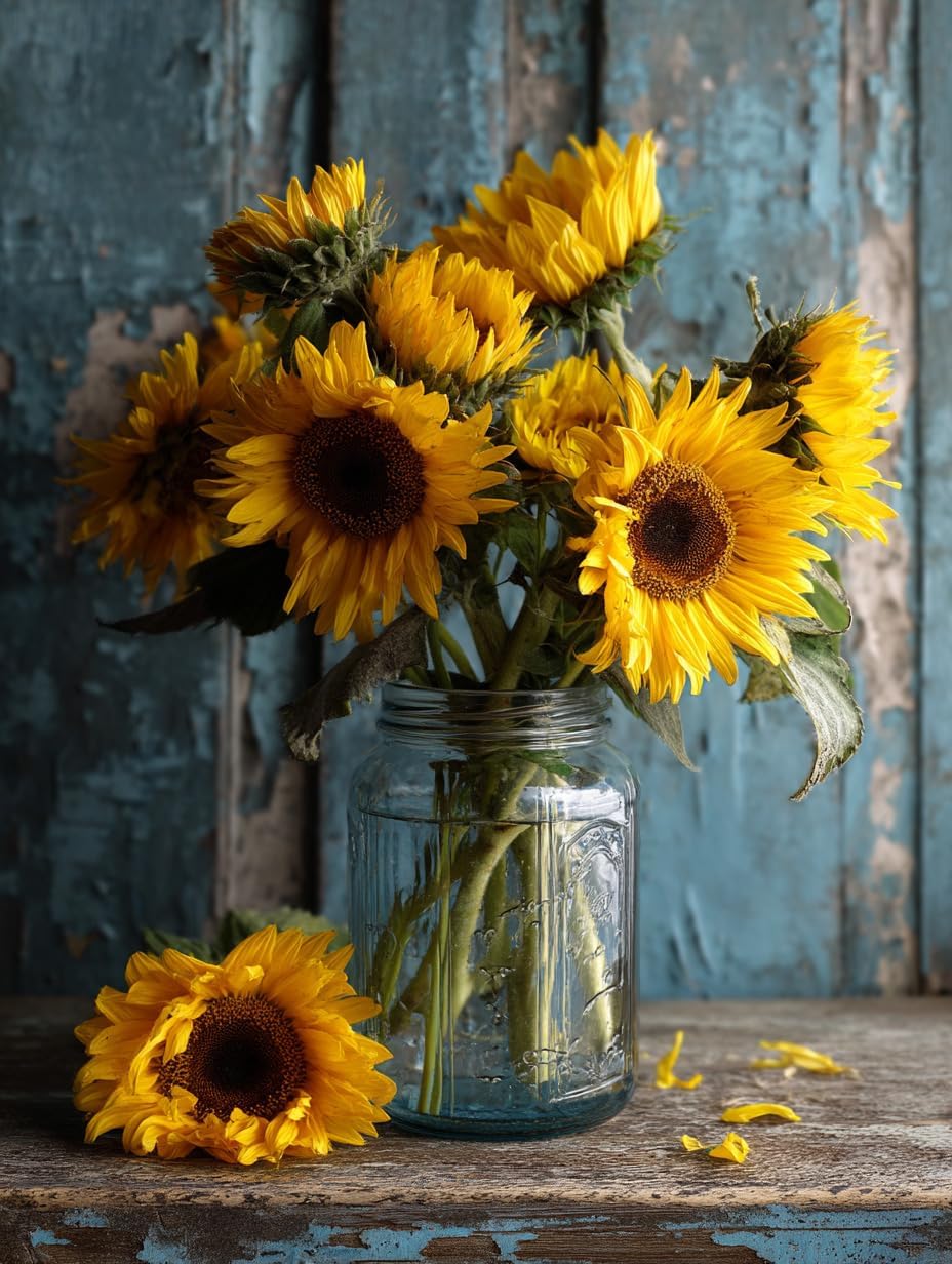 Moohue 14ct Counted Stamped Cross Stitch Kits for Adults Flowers Printed Cross Stitch Patterns Art Crafts Cross Stitch Supplies (Flowers 8)