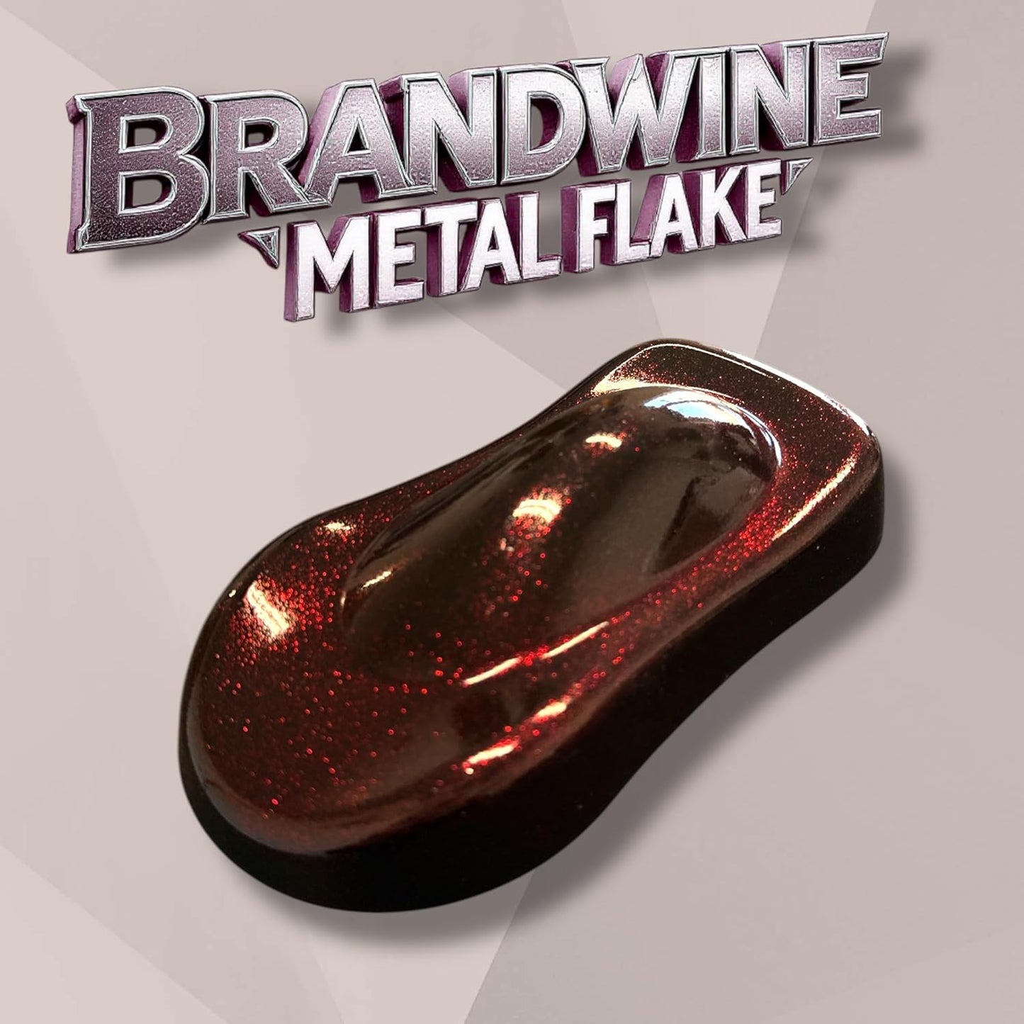 LiME LiNE Sprayable Metal Flake Paint Additive: Solvent Resistant Glitter for Automotive Custom Painting (Brandywine)