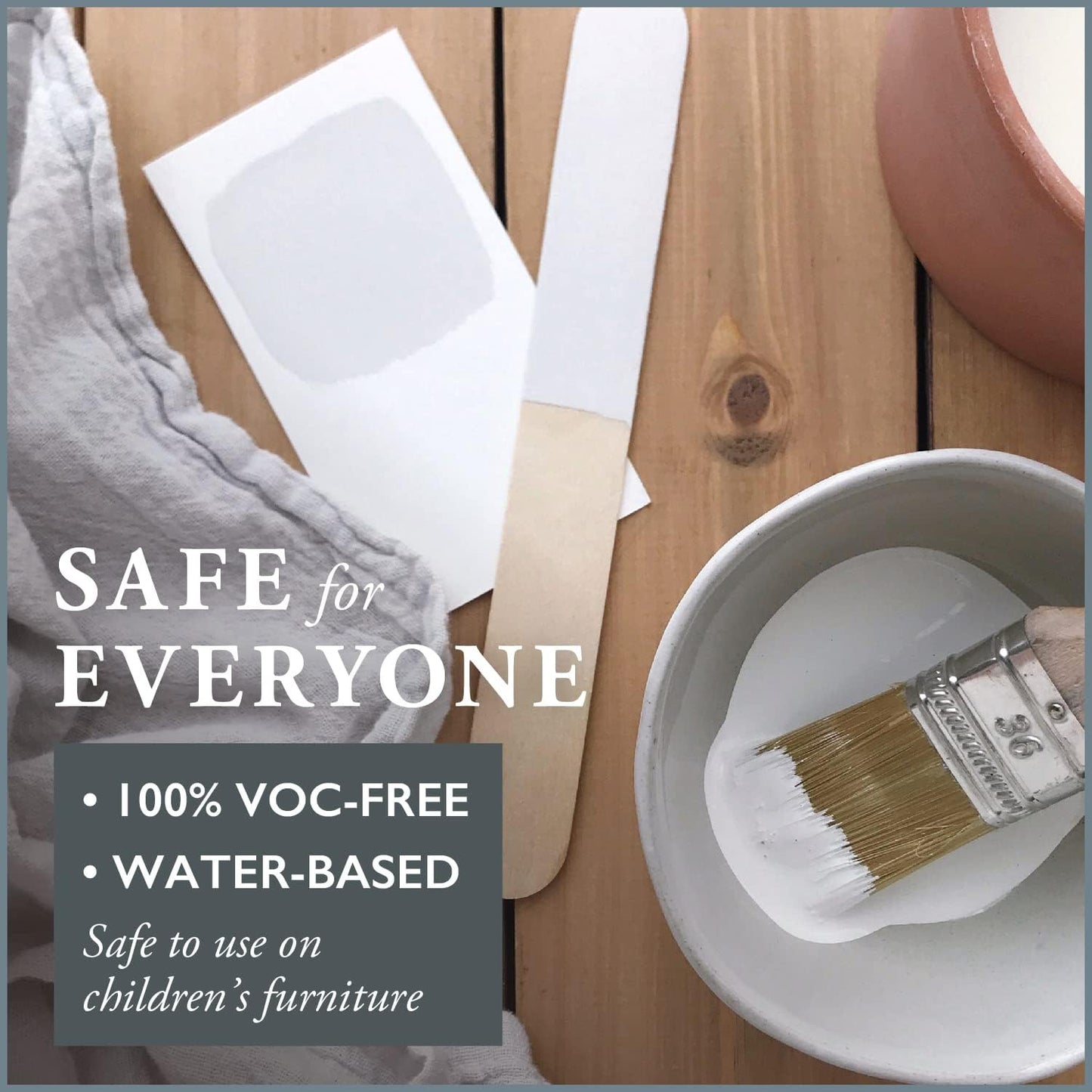 AMY HOWARD AT HOME Chalk-Based One Step Paint for Furniture, Cabinetry, Decor, Finish, and More | No Stripping, Sanding, or Priming | Ultra-Light Base | 32 Ounce | Dearborne